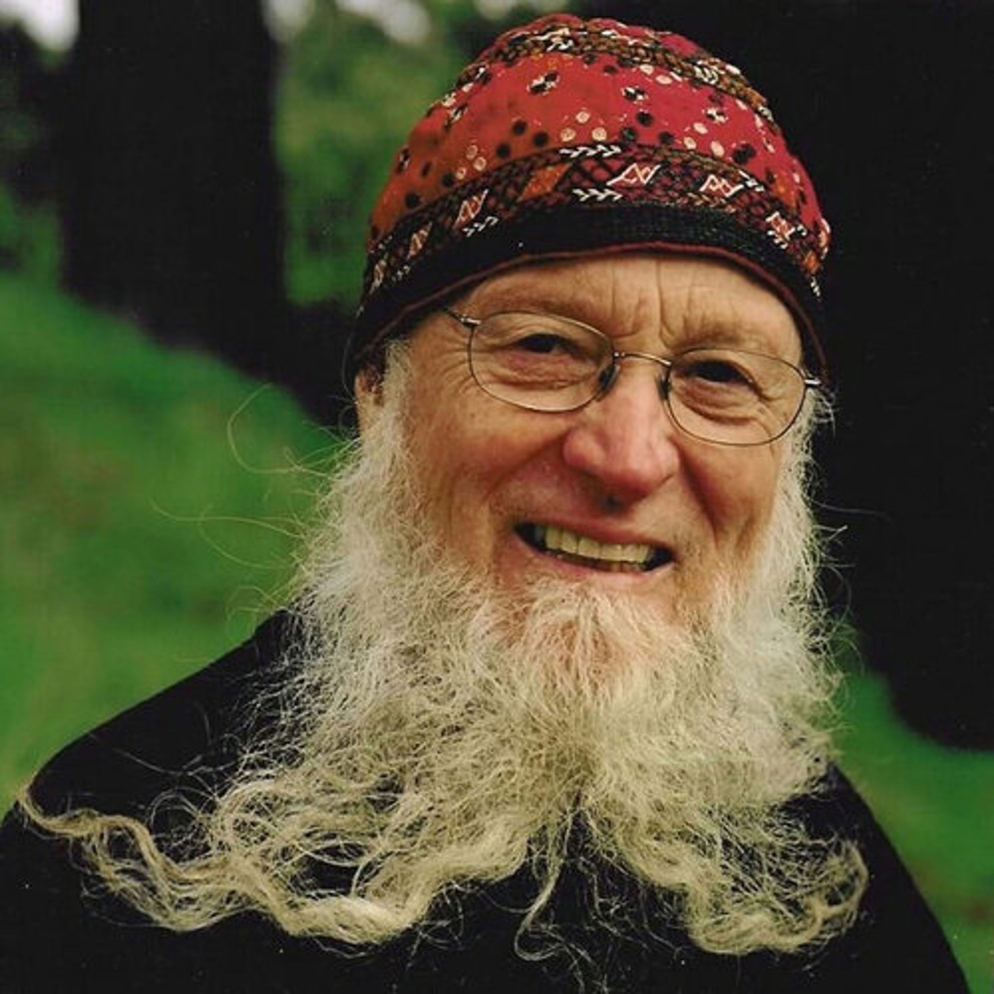 Terry Riley smiling