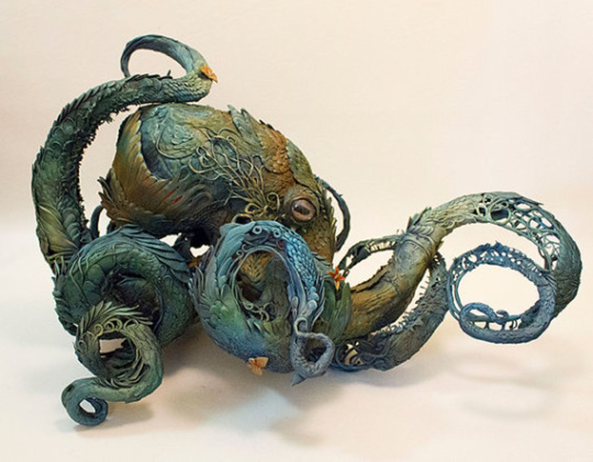 Octopus sculpture by the Canadian artist Ellen Jewett