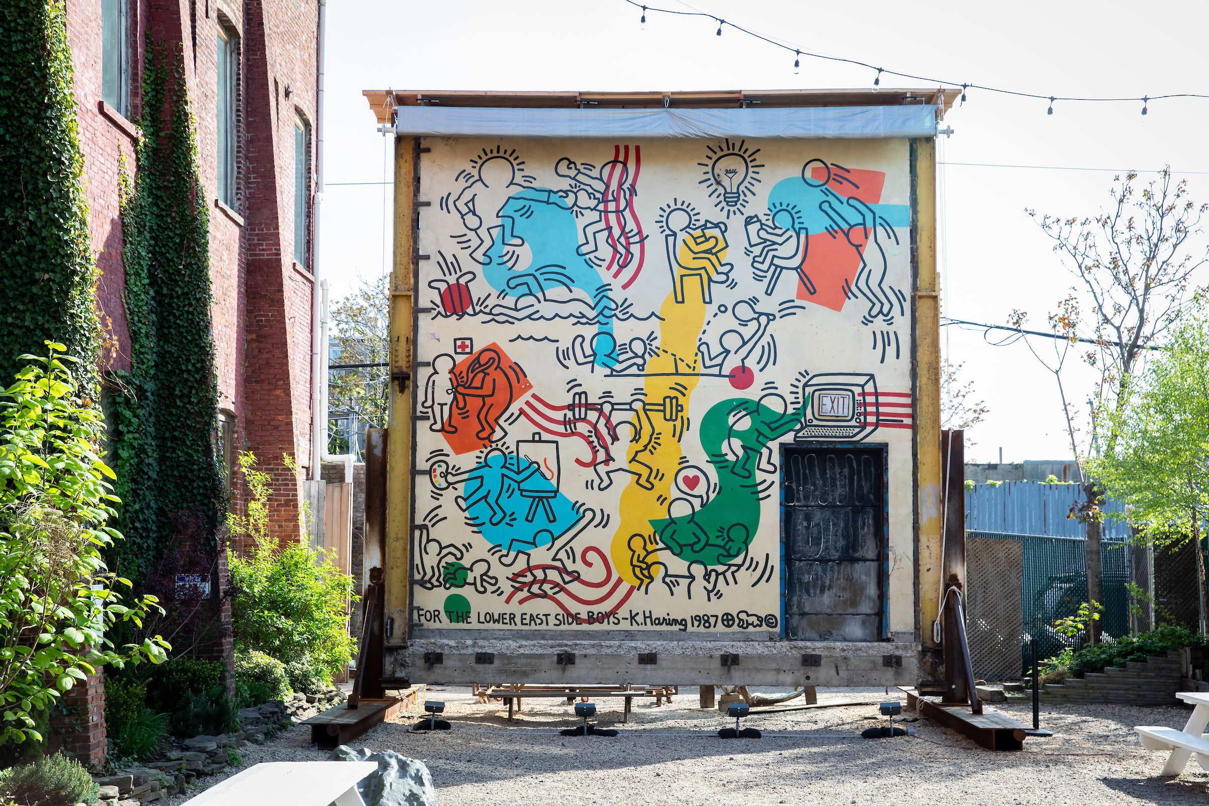 Keith Haring Boys Club Mural