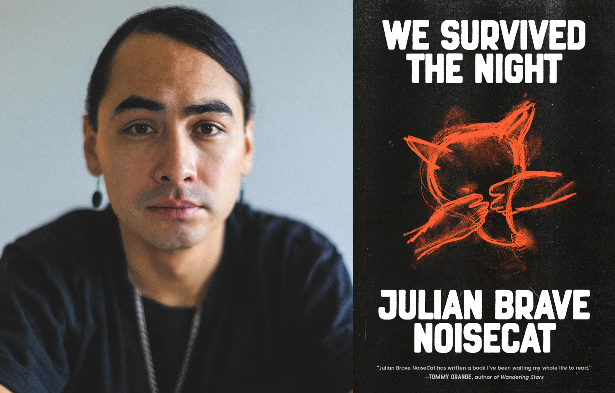 Book cover of We Survived the Night by Julian Brave NoiseCat