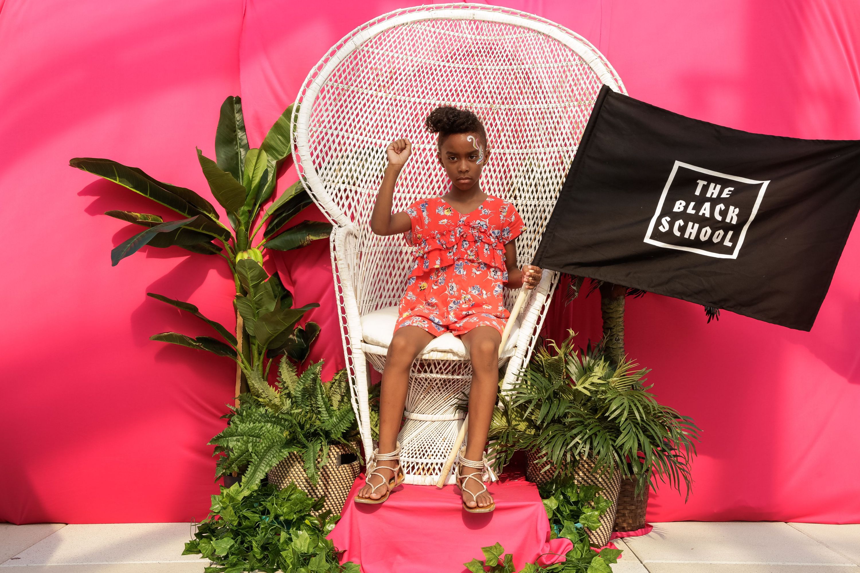 Black Love Fest NYC 2017 photo booth portrait, Tiffany L. Smith, 2017, digital photography, courtesy of The Black School