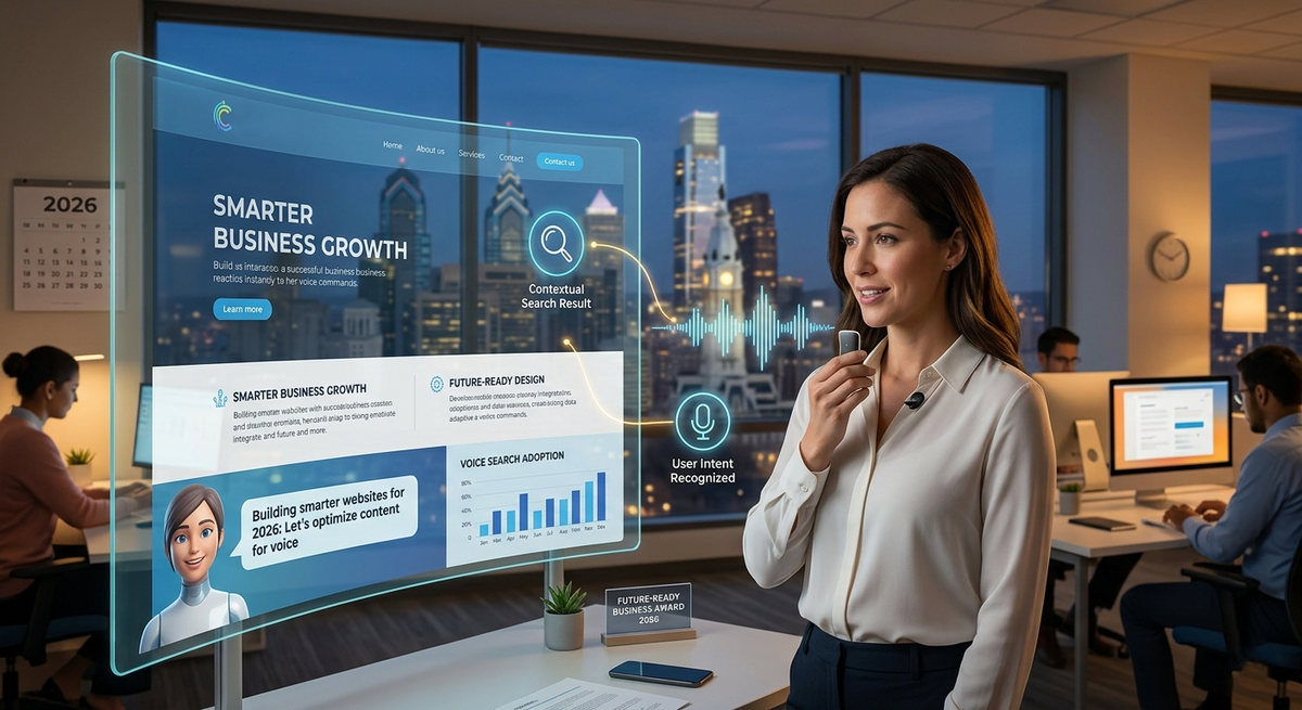 Voice Search & AI Assistants Are Reshaping Web Design: Why Future-Ready Businesses Are Building Smarter Websites in 2026