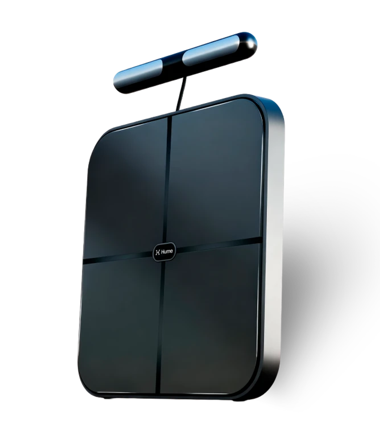 Connected body composition scale and handle