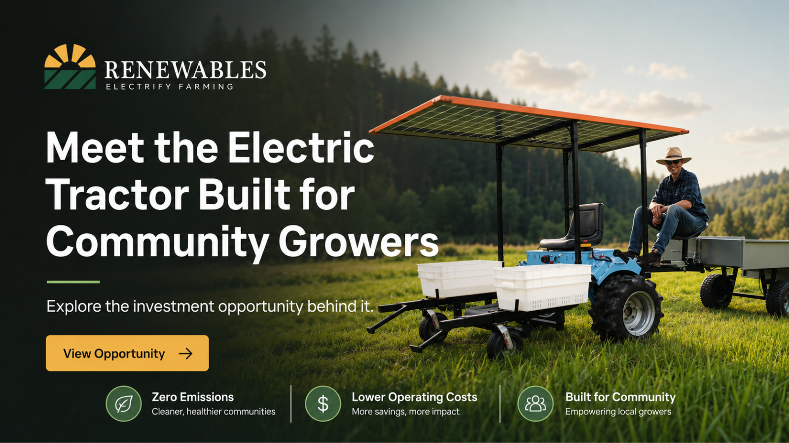 Meet the Electric Tractor Built for Community Growers