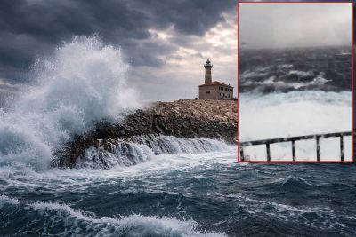 Pogledajte kako divlja jugo na pučinskoj lanterni! "Osjetiš strahopoštovanje."