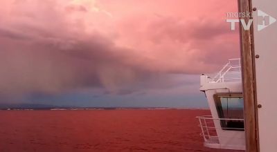 Crveno nebo i more u zadarskom akvatoriju: "Kao na Marsu!"