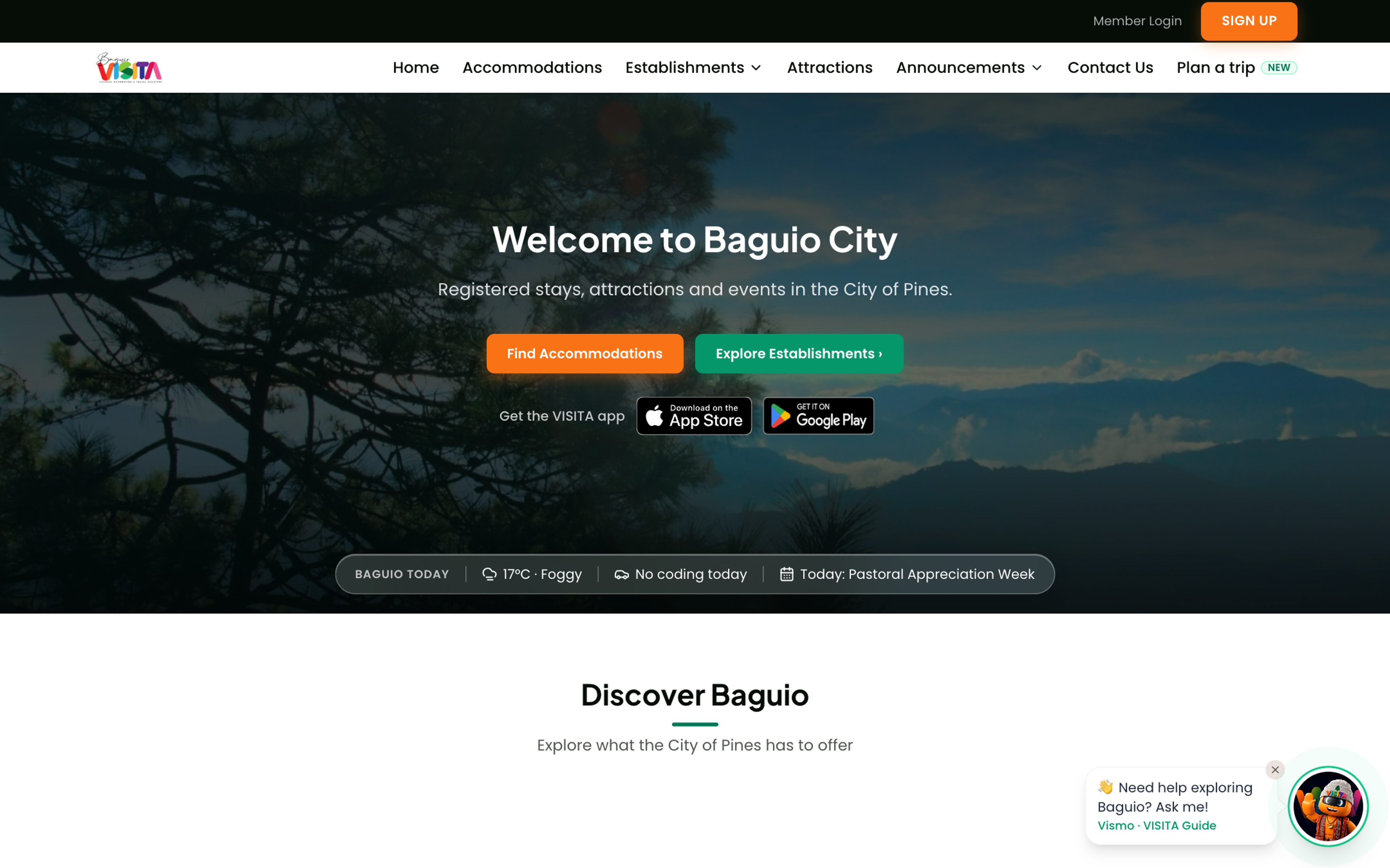 VISITA Homepage