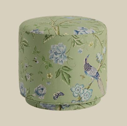 Kravet Upholstered Swivel Stool