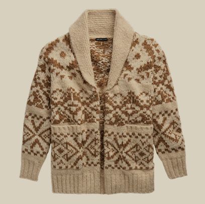 Chalet Intarsia Cardigan