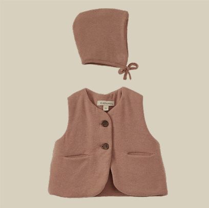 MAEVE BABY SET - DUSTY PINK