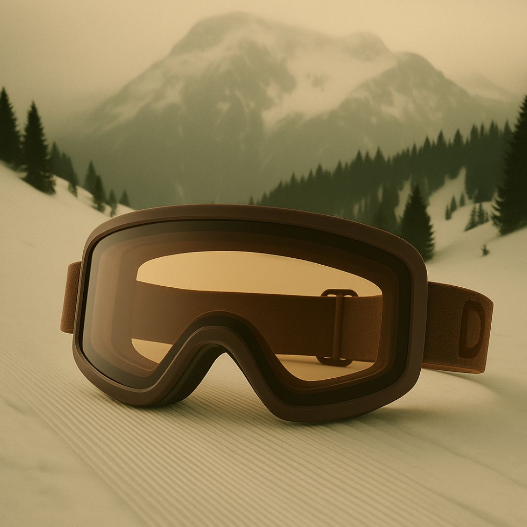 Logo-Jacquard Webbing-Trimmed Ski Goggles - brown - One Size