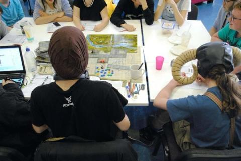 Online Games and Check-in with a Youth Worker logo