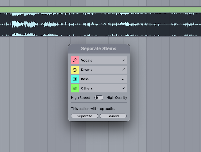 Selamat Tinggal Website Stem Splitter! Ableton Live Kini Bisa Lakukan Secara Native