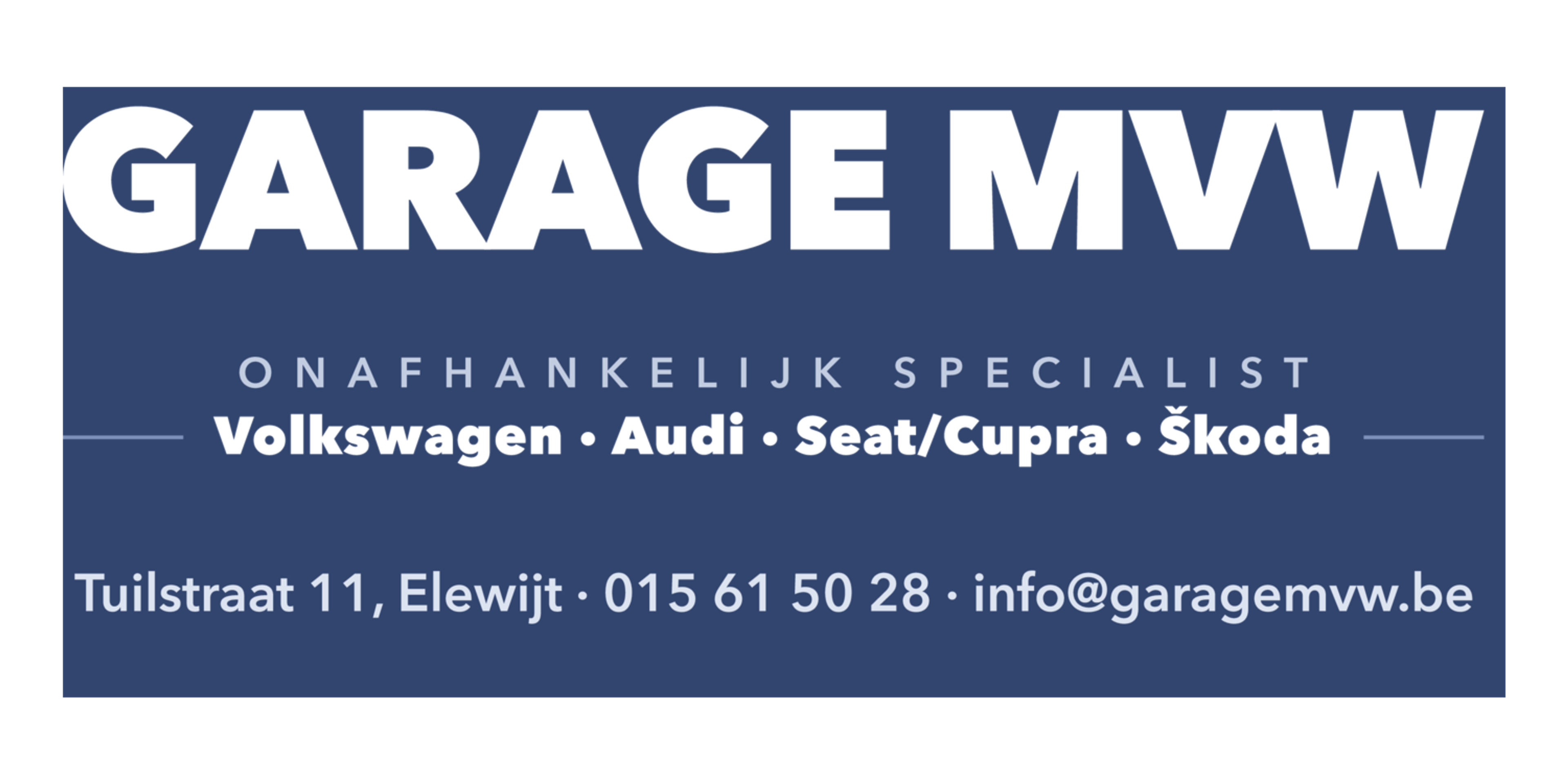 MVW — sponsor KCVV Elewijt