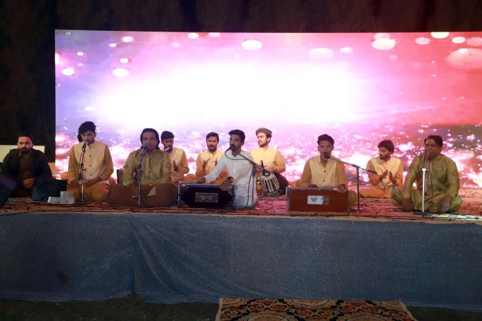 Musicians at a MUST Qawwali Night Event 