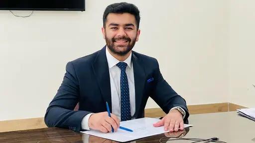 Portrait of Advocate Muhammad Omar Arshad