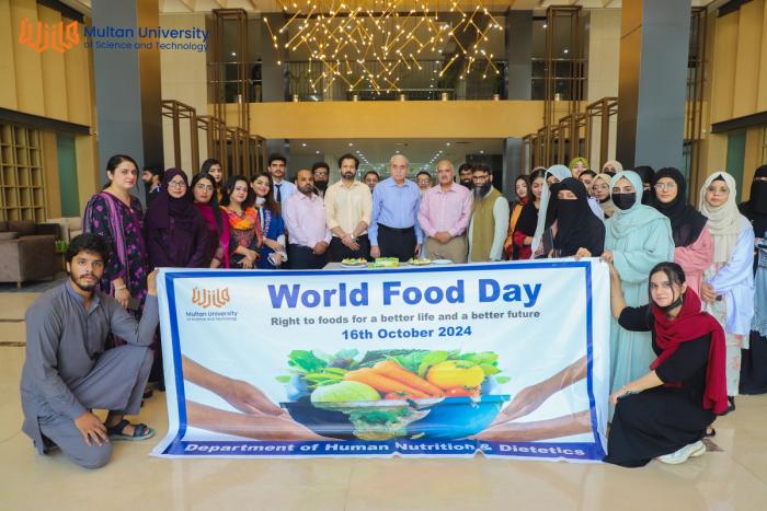 Students and Faculty at MUST celebrating World Food Day