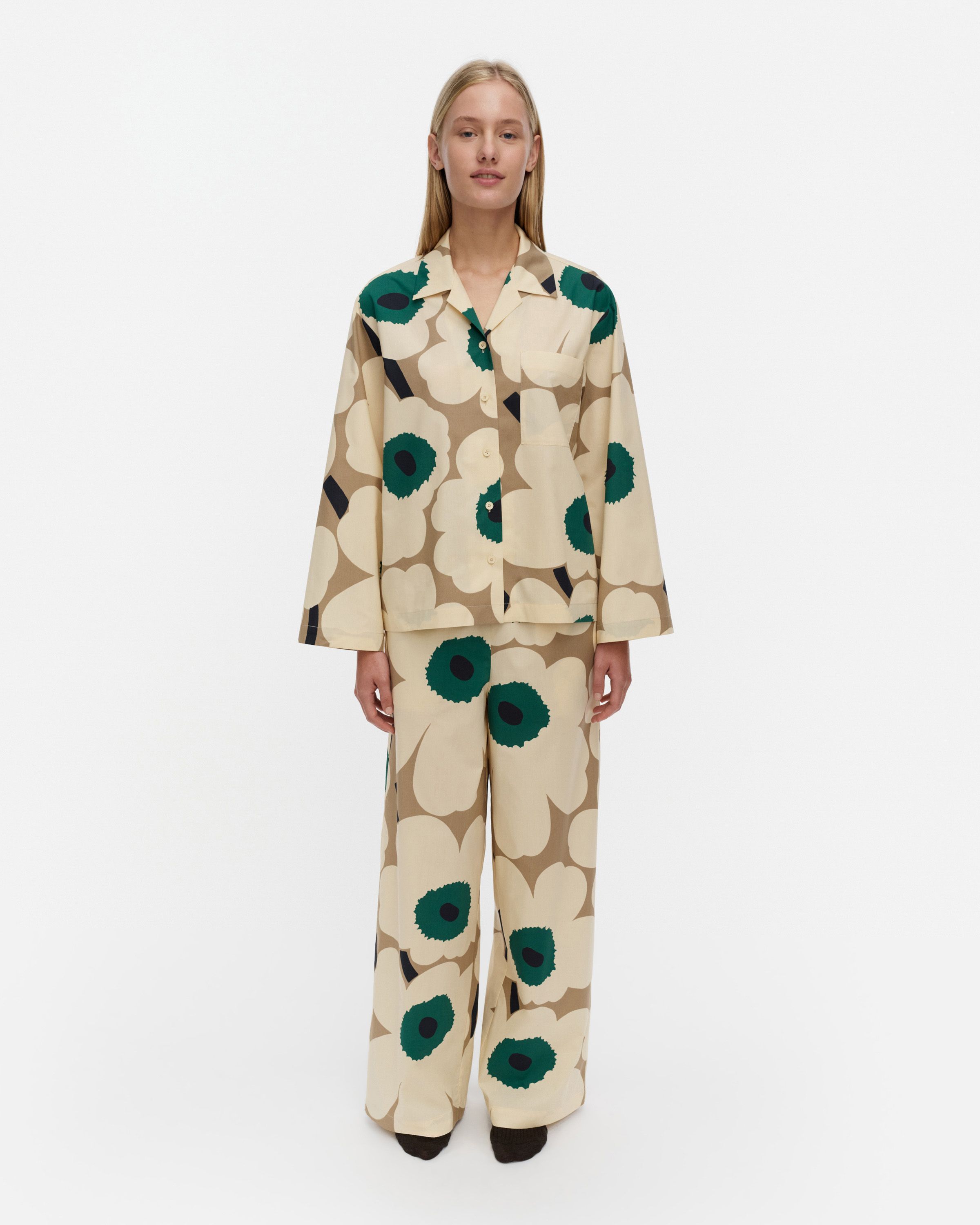 Arvoituksia Unikko Pyjama trousers | Marimekko