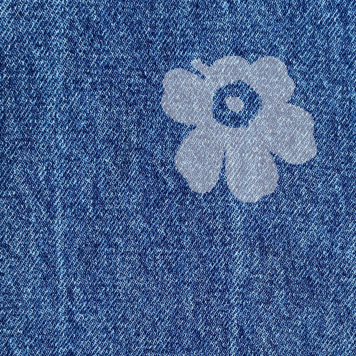 worn indigo
