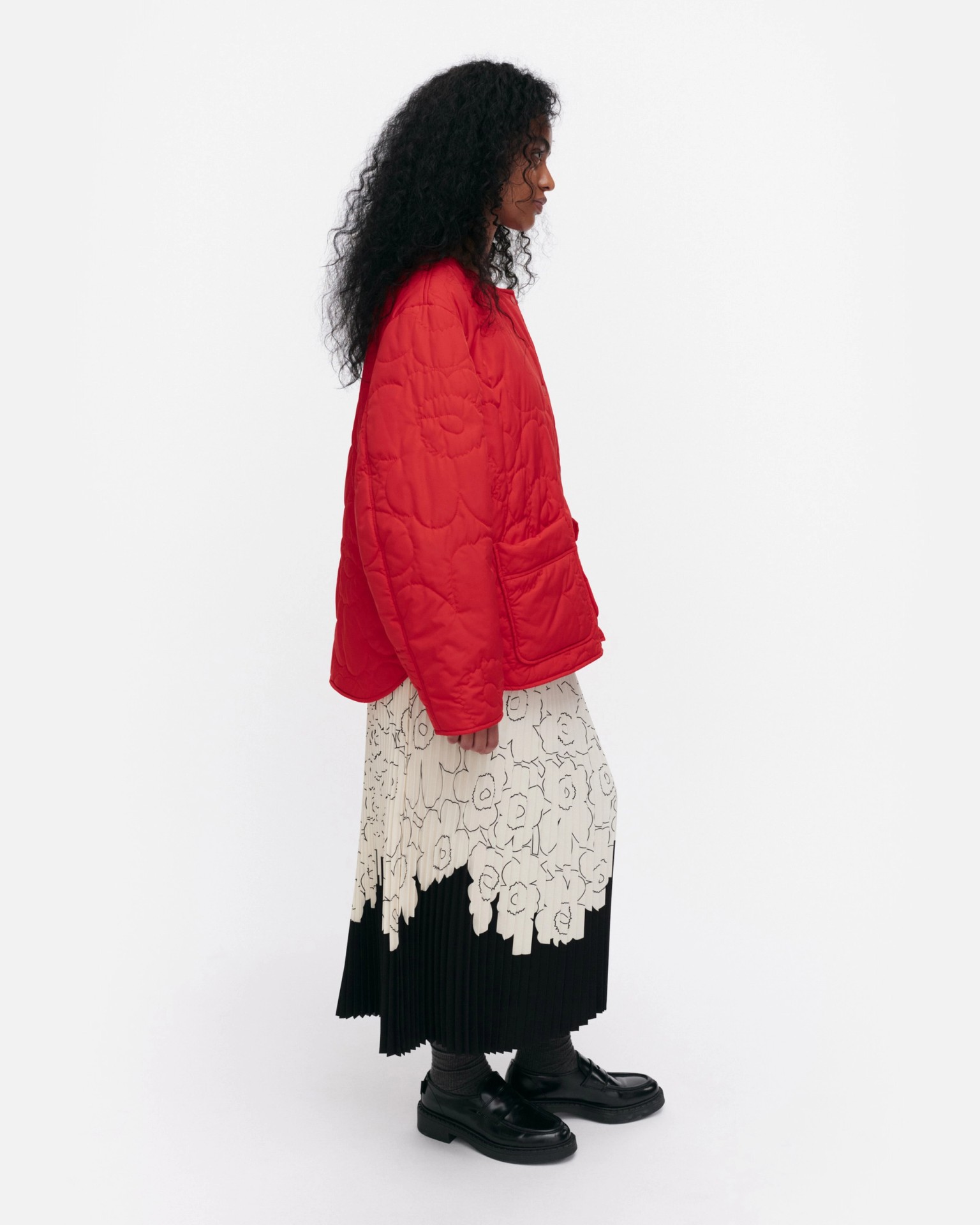 Kapseli Piirto Unikko Lightweight padded coat