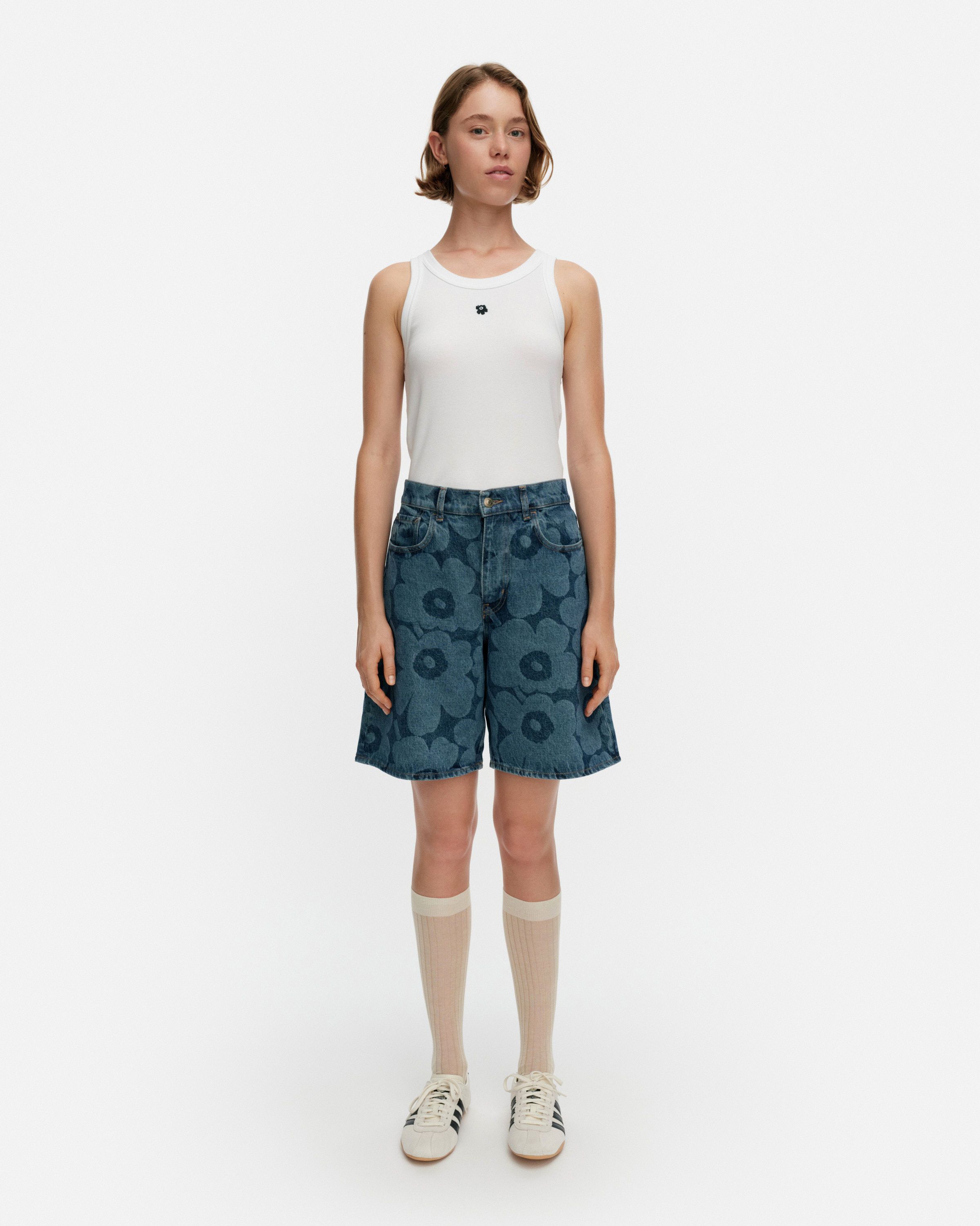 新品未使用　marimekko Maridenim Marssi Unikko Shorts | Marimekko