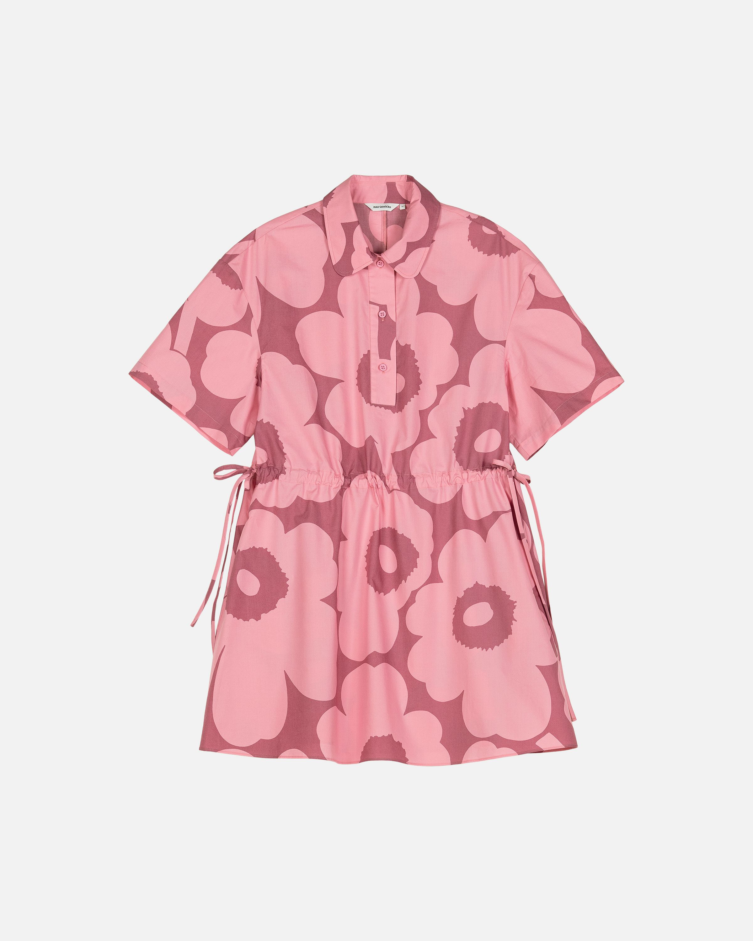 Katkelma Unikko Dress rose, dark rose | Marimekko