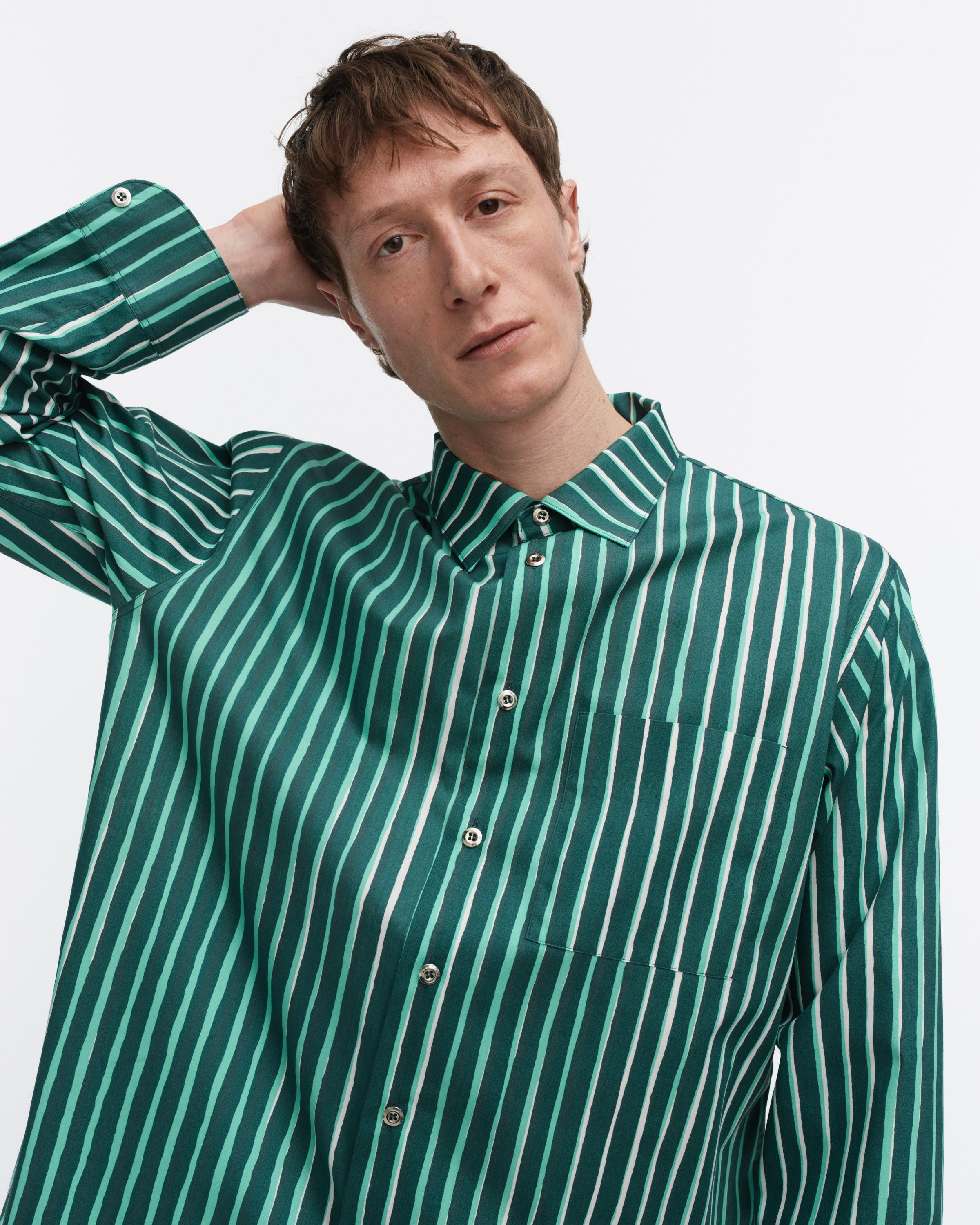 Jokapoika Kioski cotton shirt | Marimekko