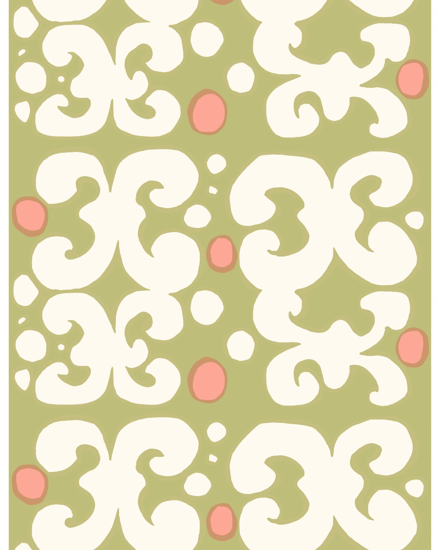 Keidas, Linen fabric, pear, powder, natural white,