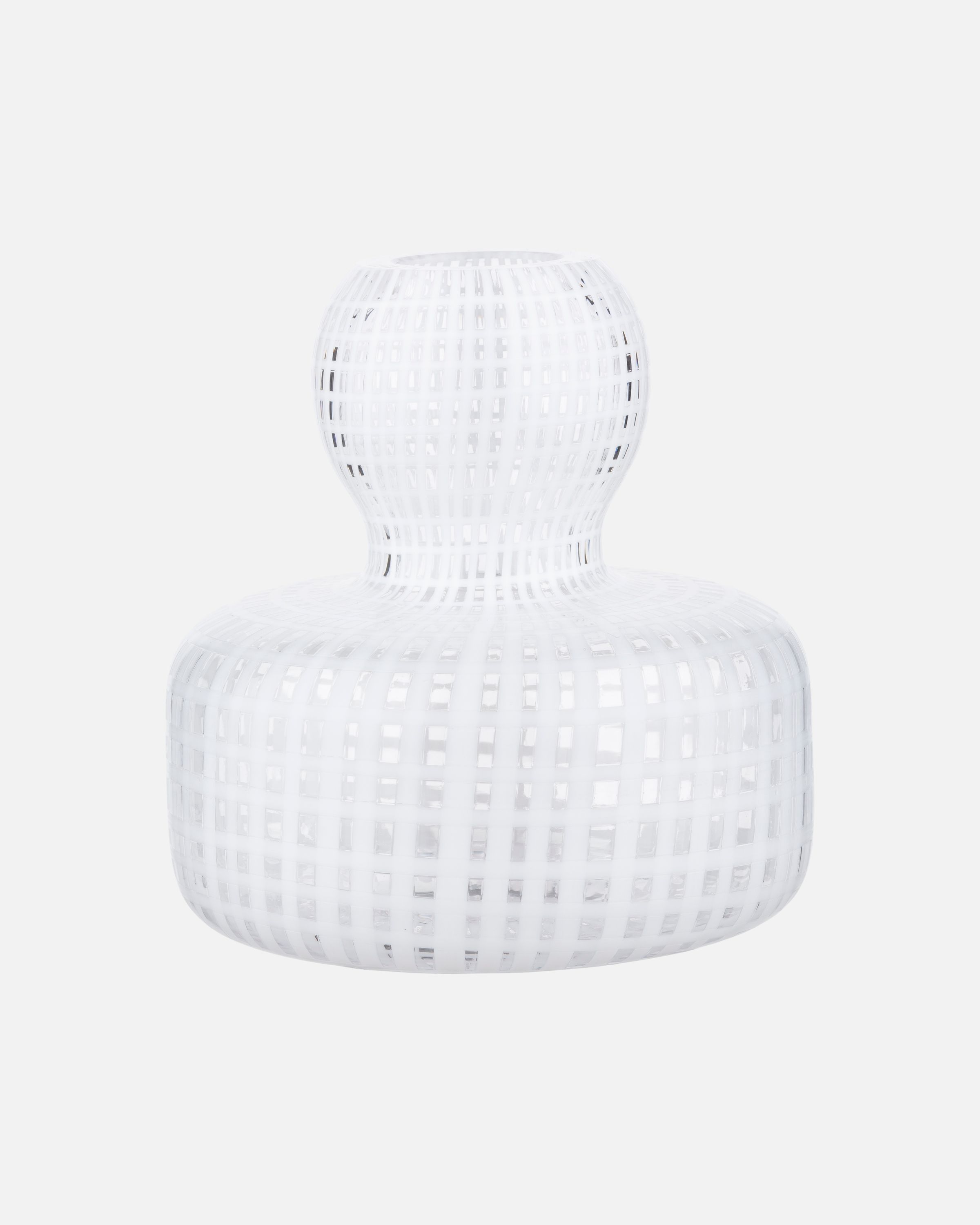 Flower Vase clear, white | Marimekko