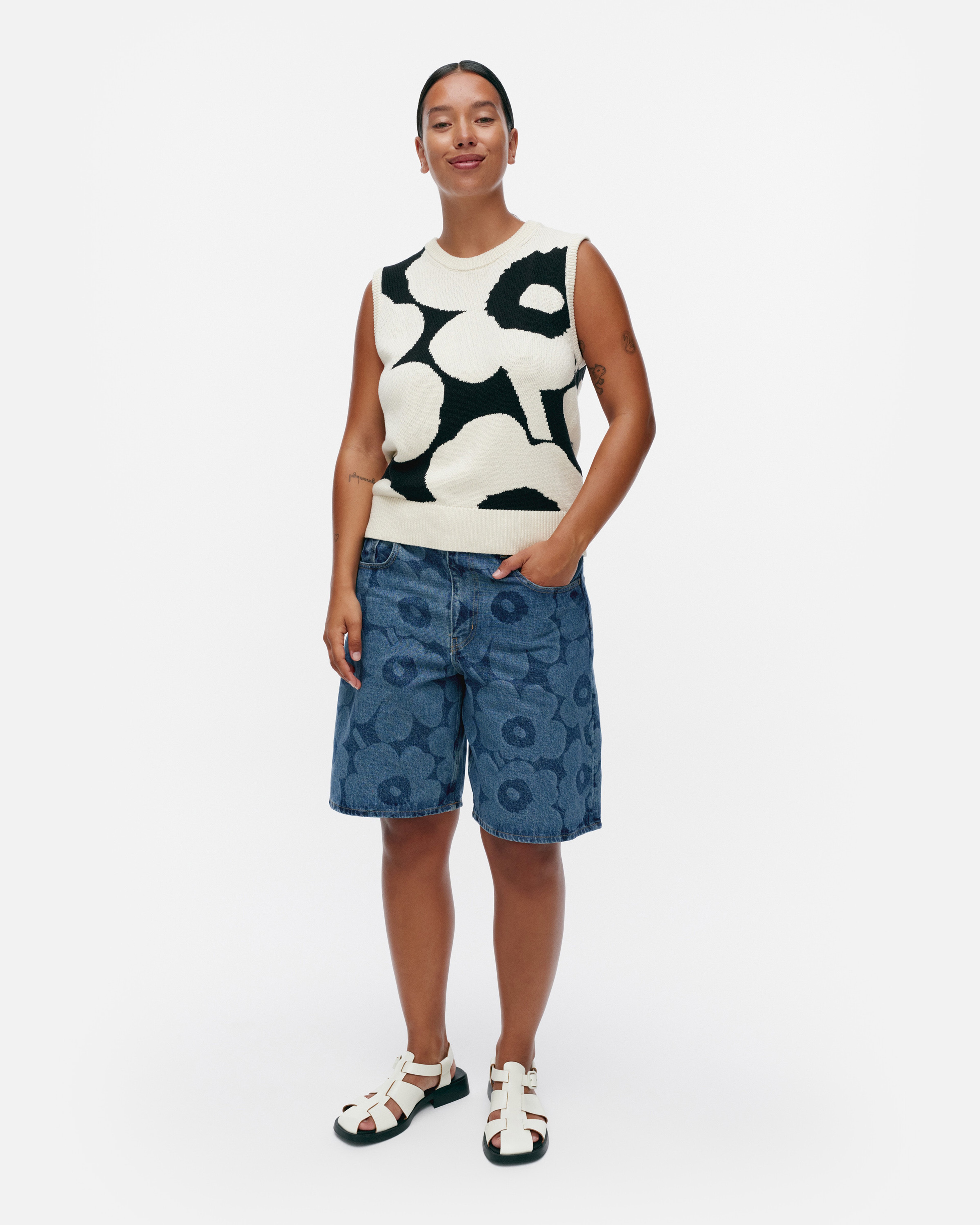 Maridenim Marssi Unikko, Jean shorts, mid indigo,
