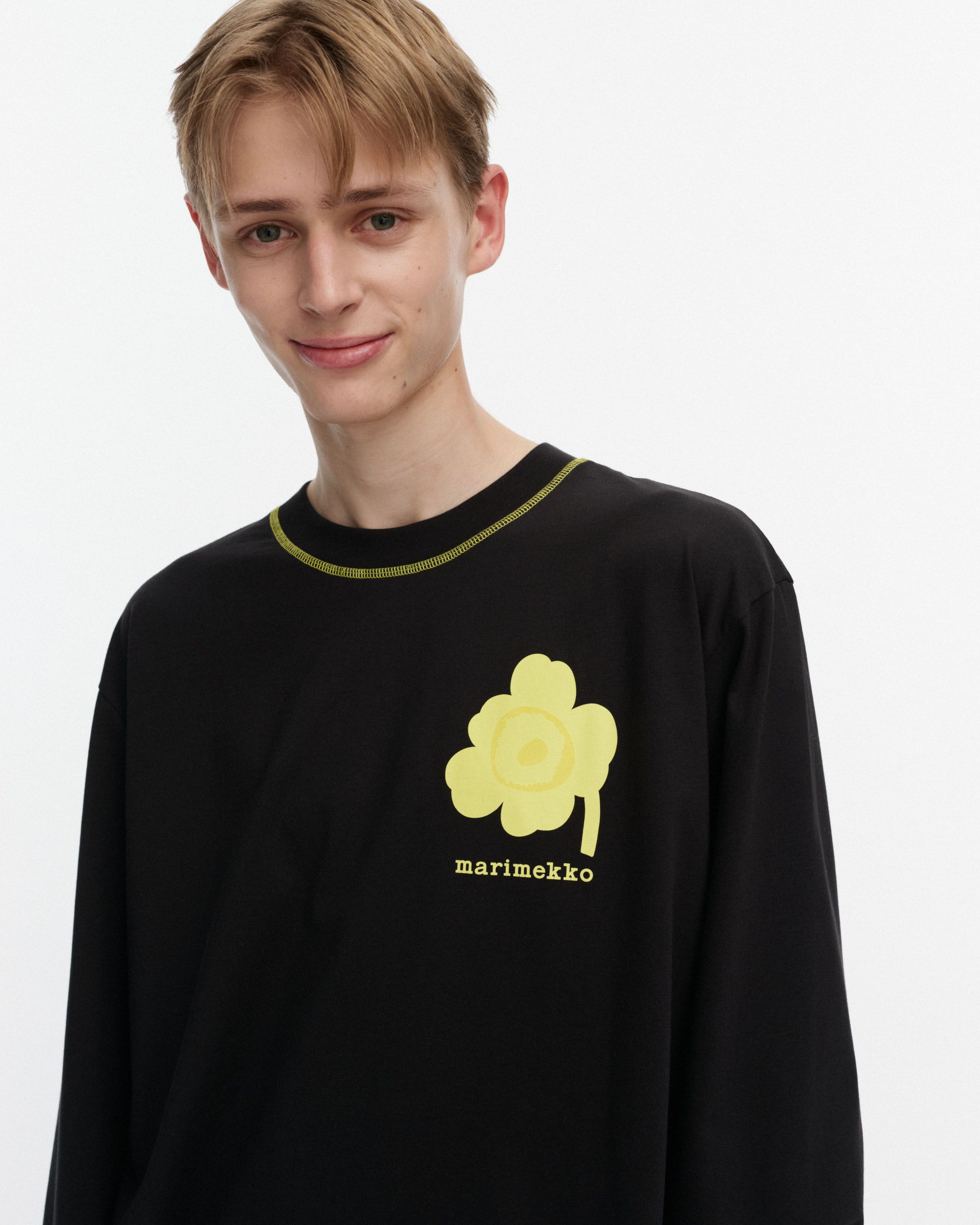 Marimekko Kioski Tシャツ Tasaraita Unikko Kioski t-shirt | Marimekko