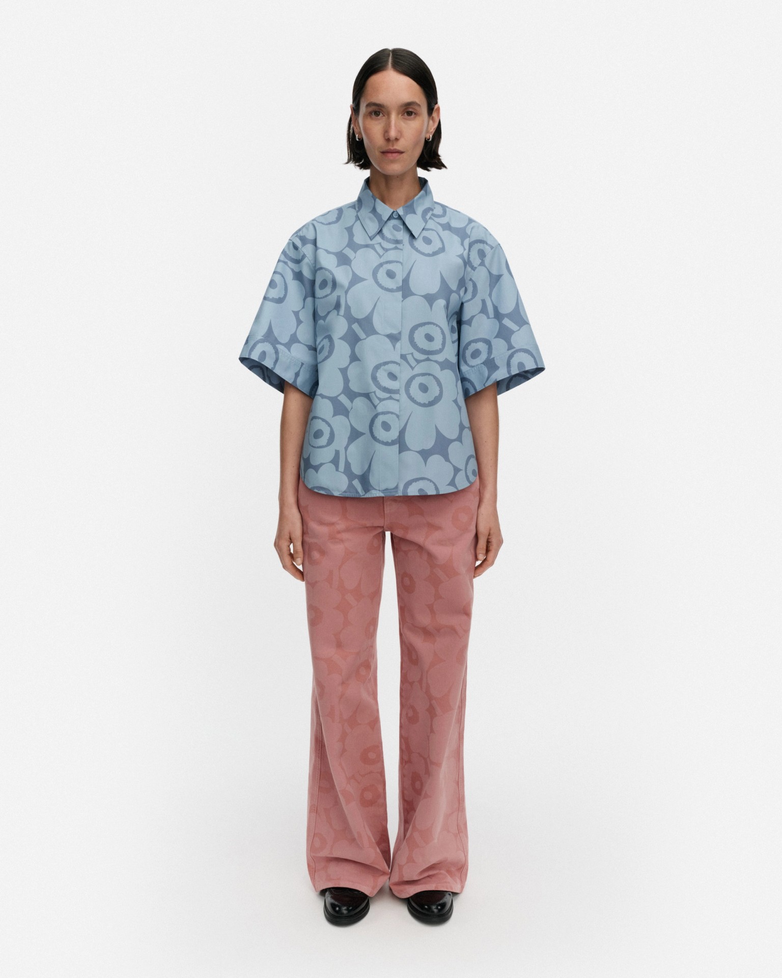 Standardi Unikko, Blouse, light blue, light blue,