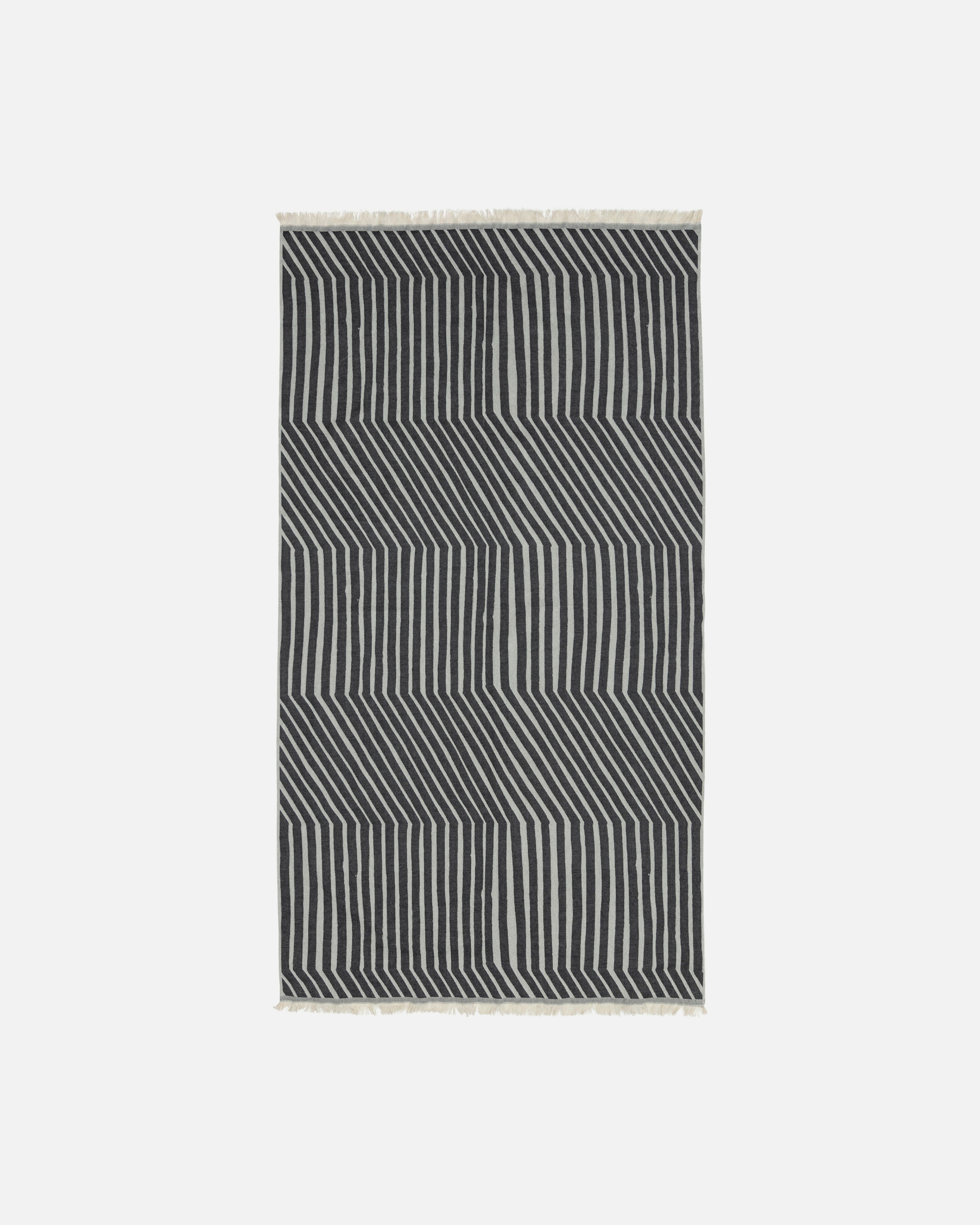 Kalasääski, Bath towel, off white, charcoal,