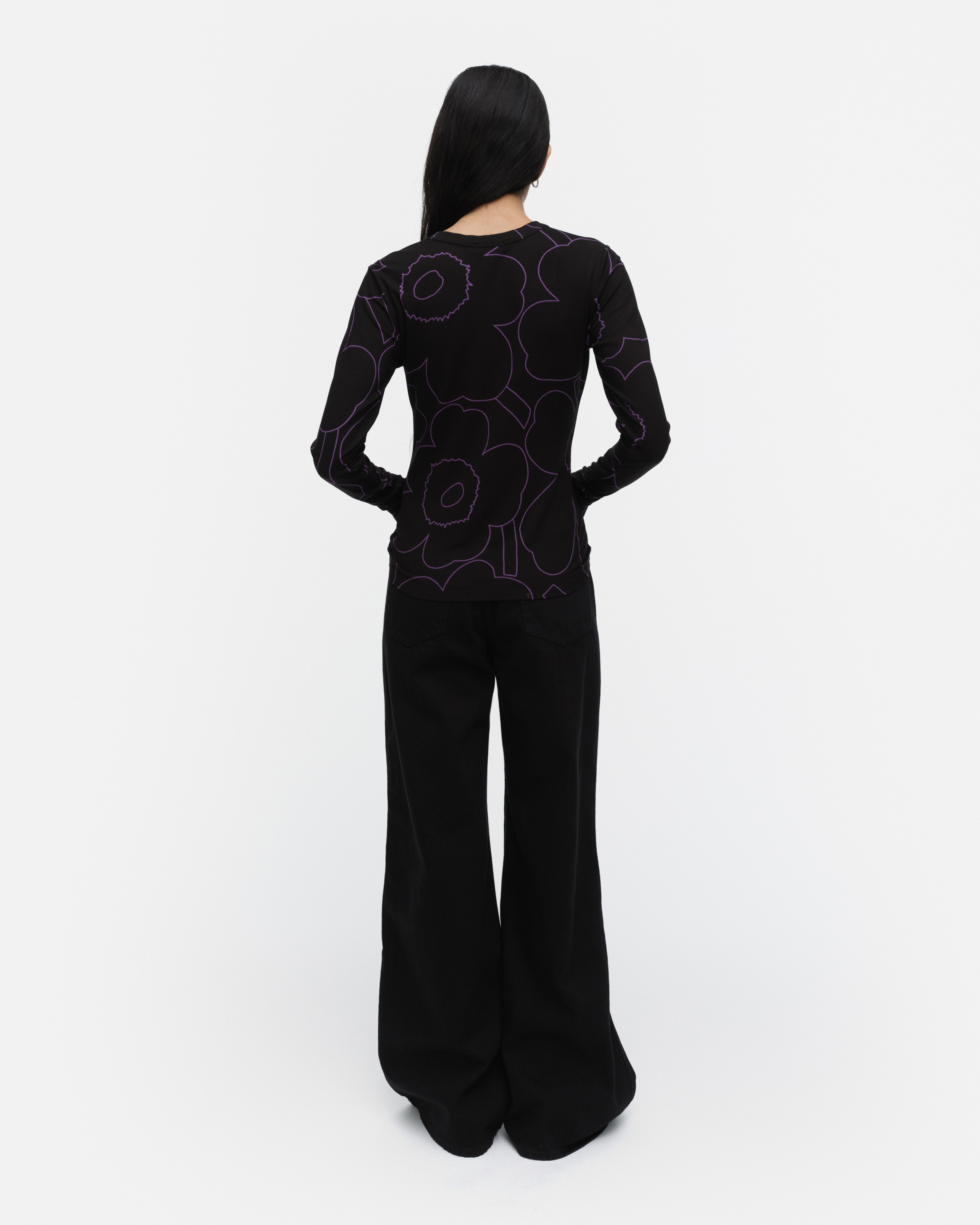 Viedä Piirto Unikko, Jersey shirt, black, purple,