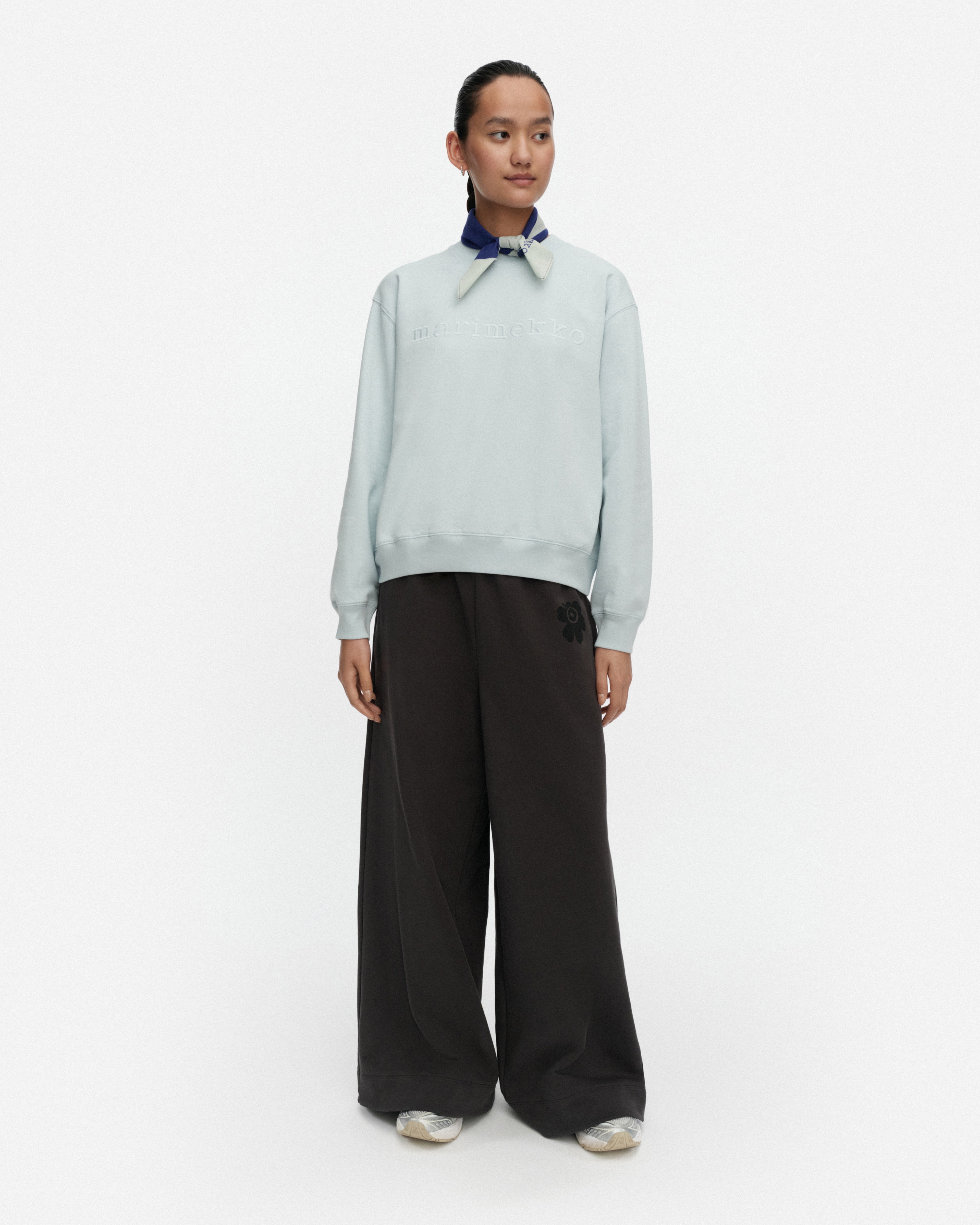 Leiot Logo Placement, Kioski sweatshirt, light blue, light blue,