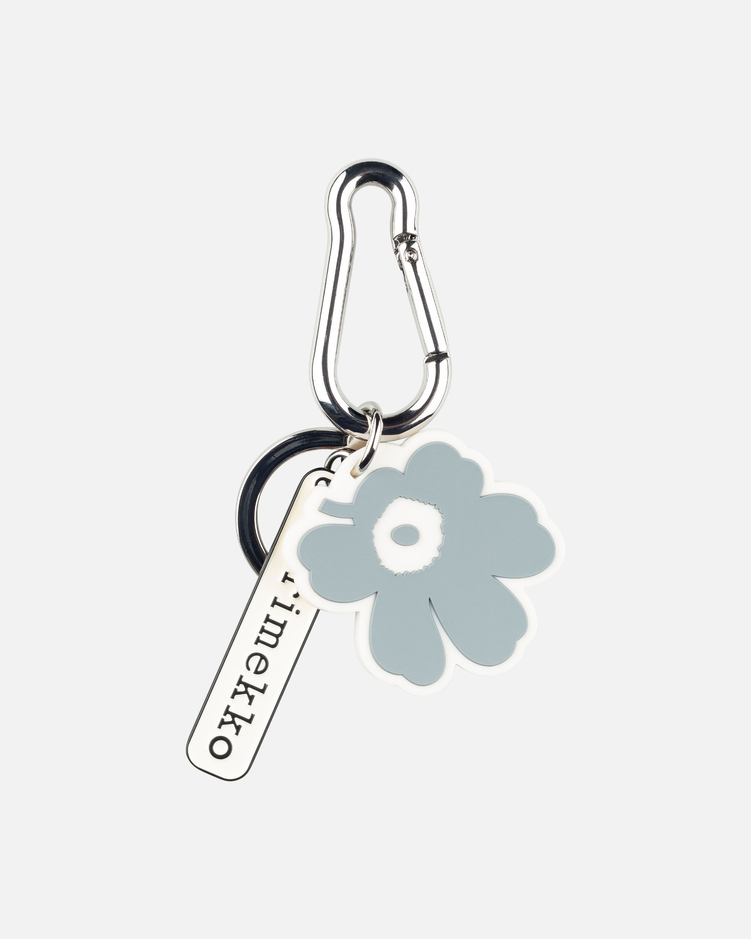 Aallokas Unikko Kioski key chain grey | Marimekko