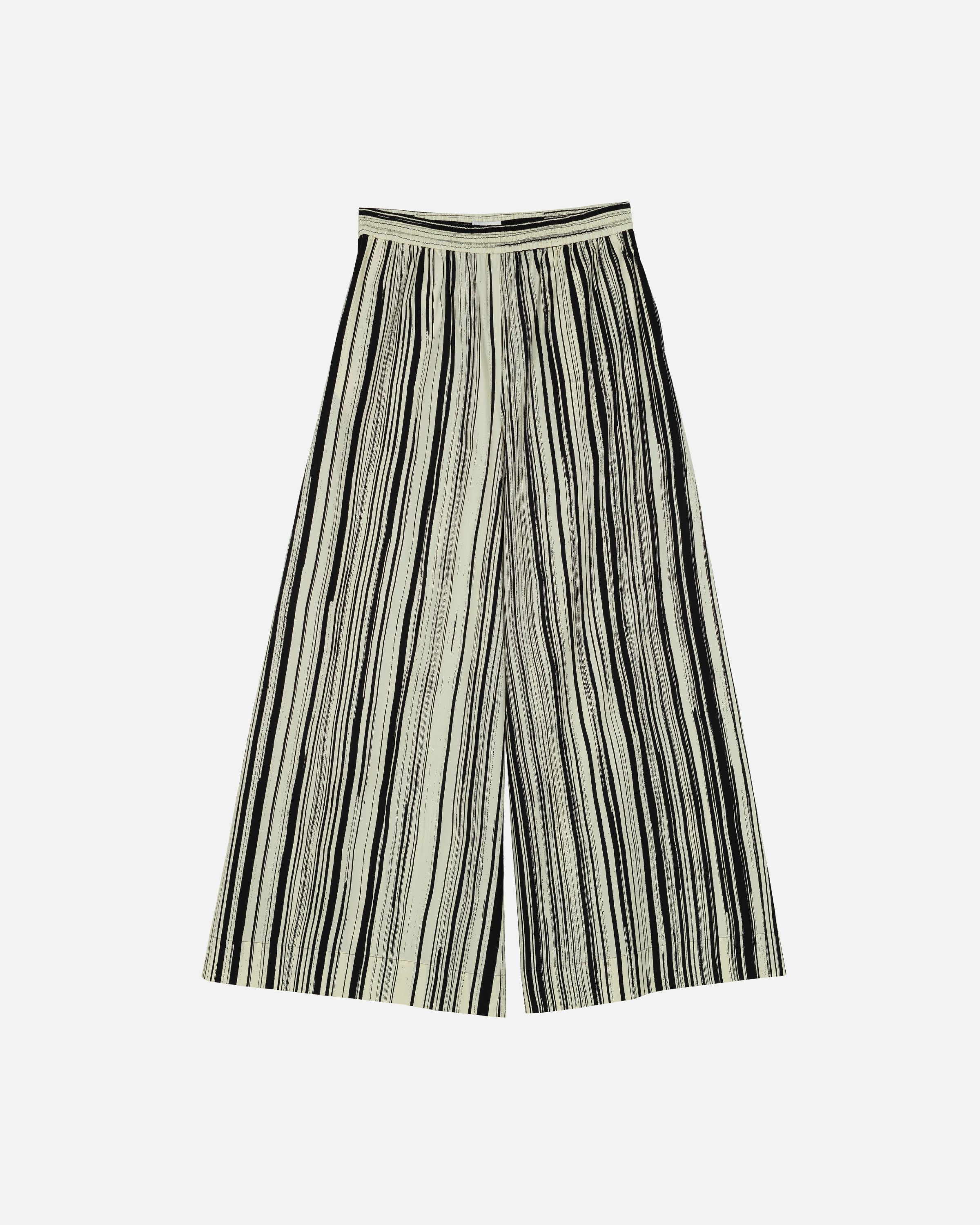 Kohti Siluetti Cotton poplin trousers | Marimekko