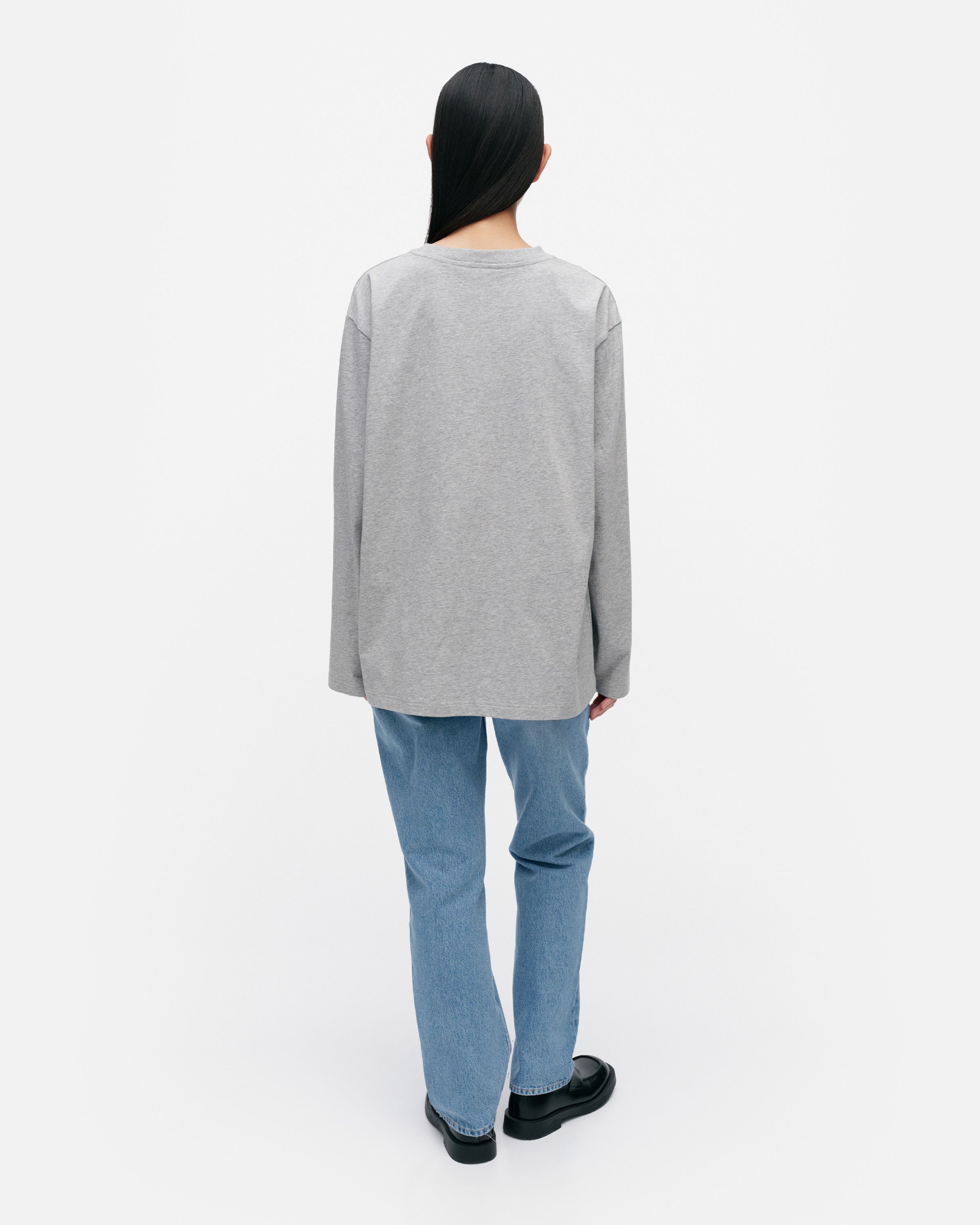 【2024SS】marimekko マリメッコ/Biitti Logo Placement Tシャツ Biitti Logo Placement Kioski jersey top | Marimekko