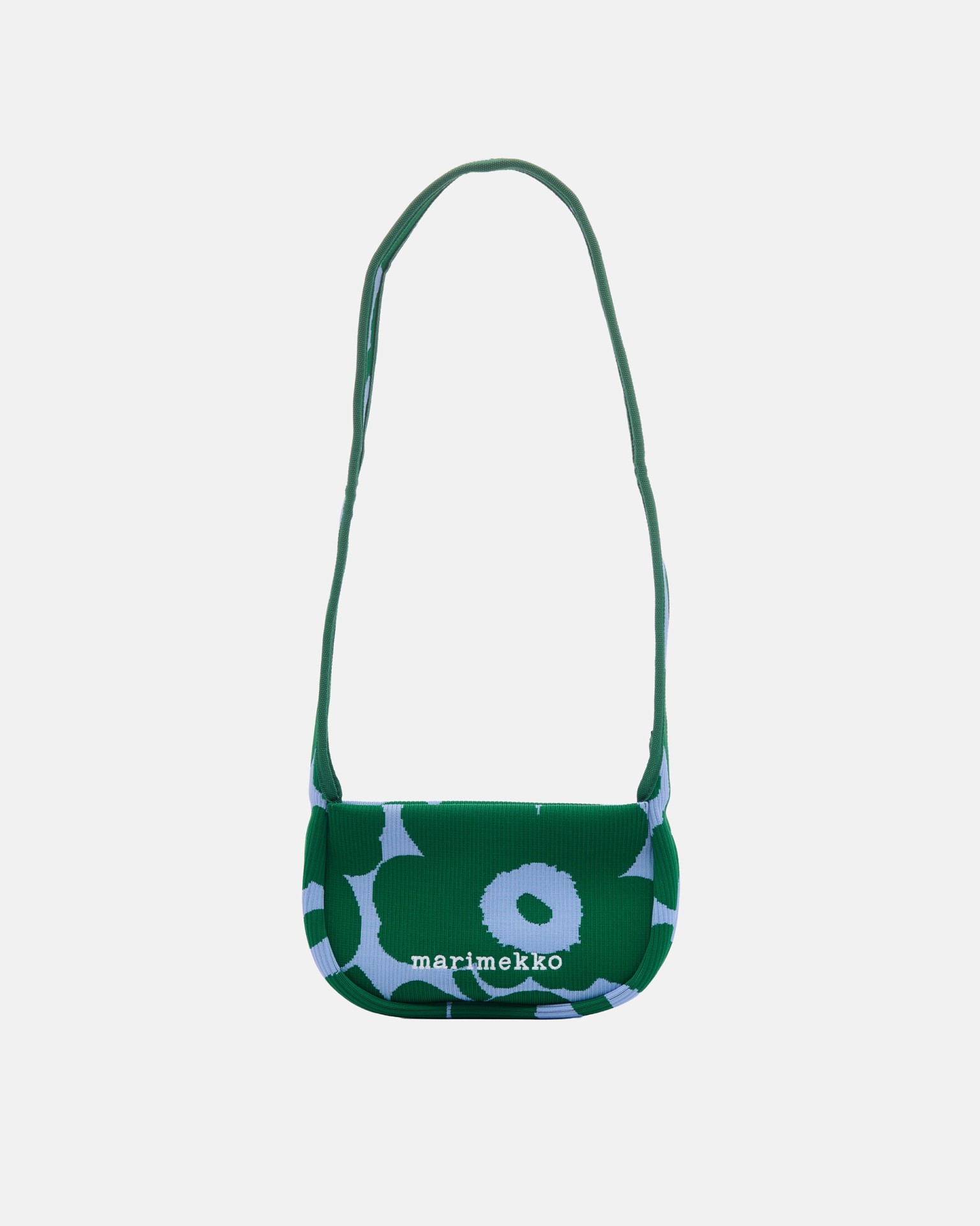 Knitted Crossbody Unikko, Shoulder bag, dark green, blue,