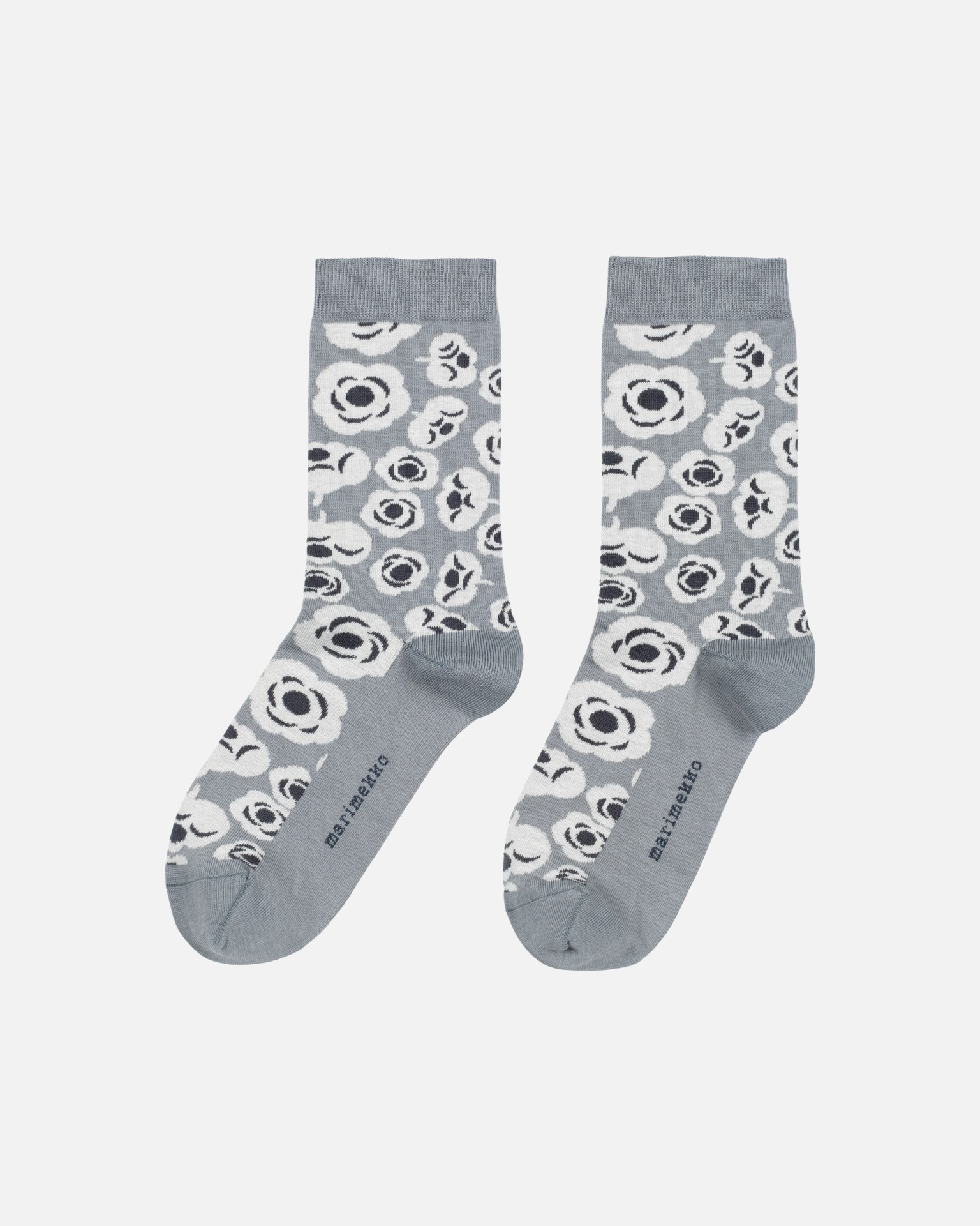 Linjaus Tumma, Socks, light grey, off white, grey,