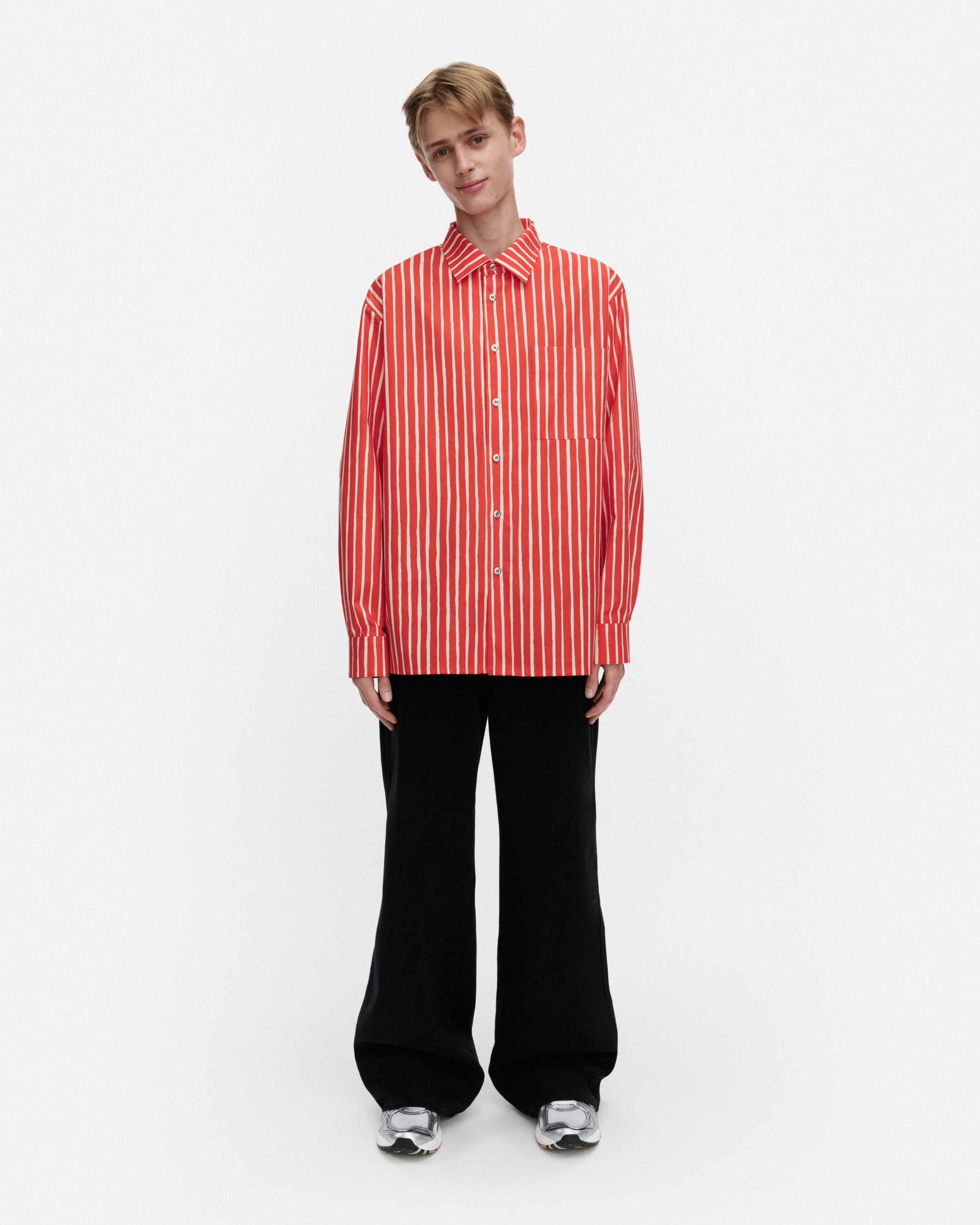 Jokapoika Kioski cotton shirt | Marimekko