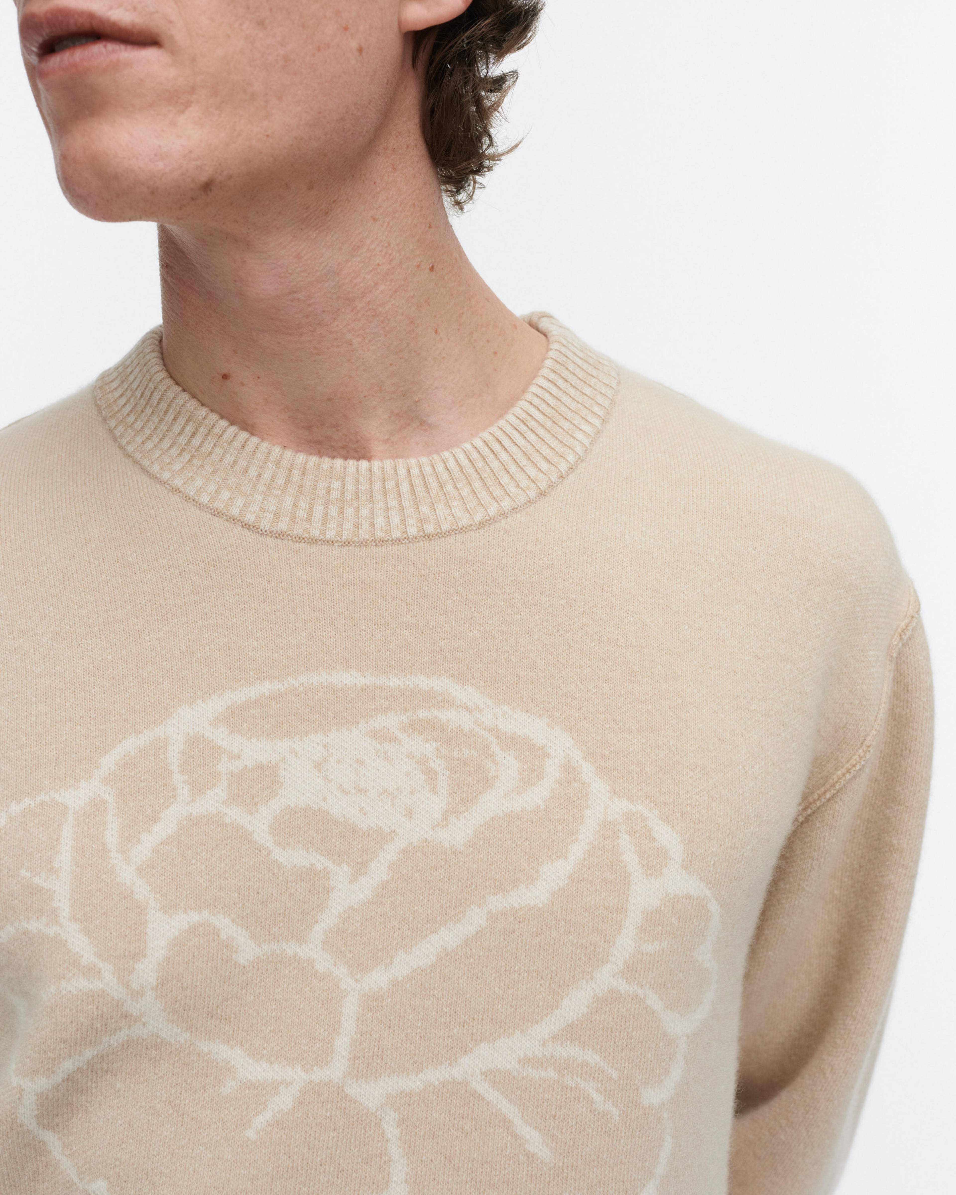 RWS Ruusut Vihkiruusu Knitted wool pullover
