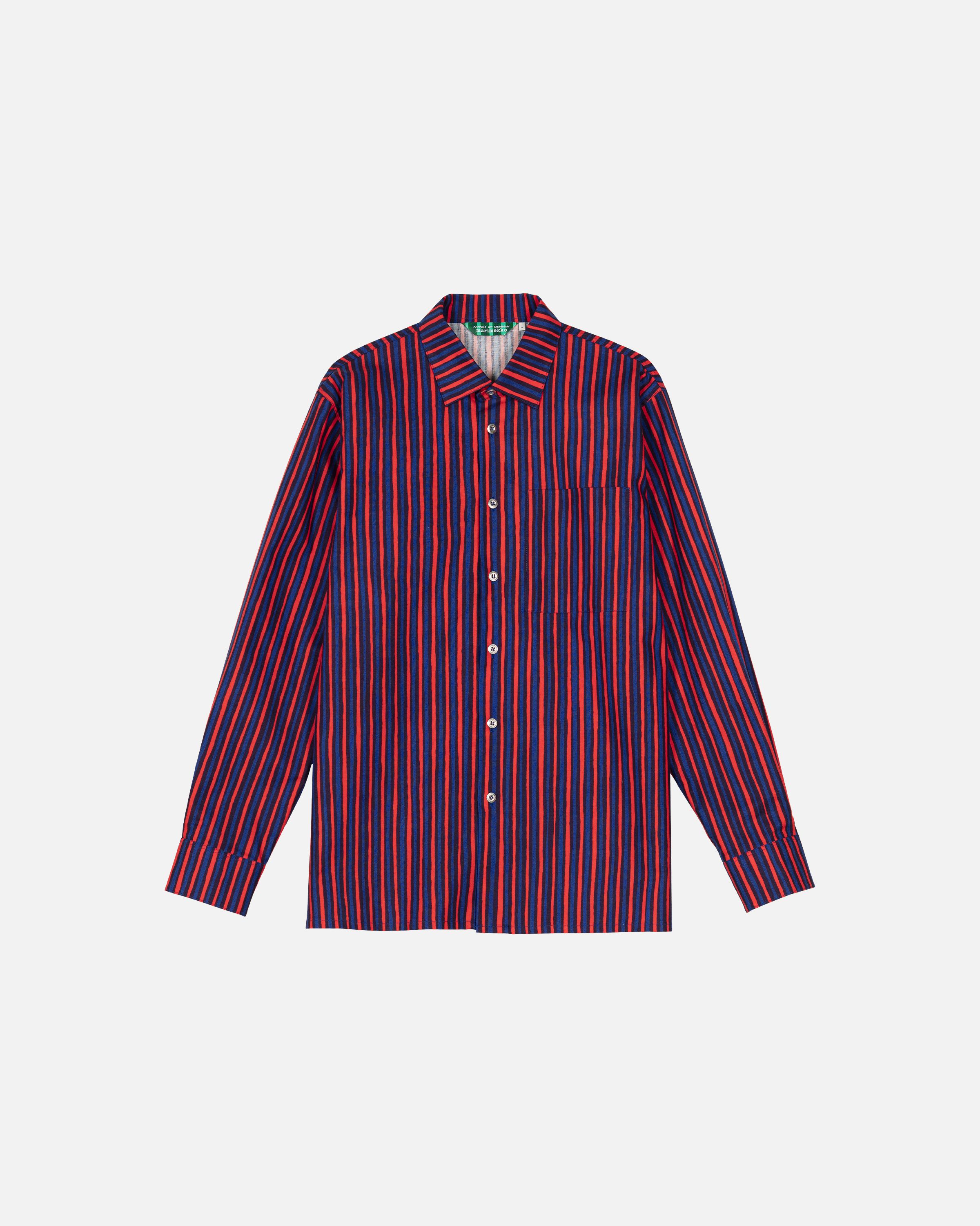 トップス marimekko kioski S JOKAPOIKA Jokapoika Kioski cotton shirt | Marimekko