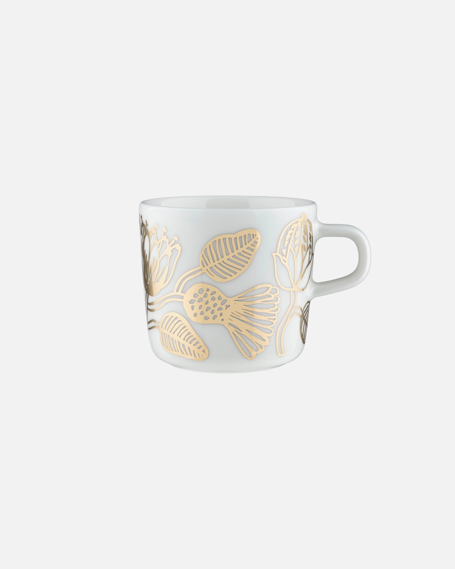 Oiva / Tiara, Coffee cup, white, gold,