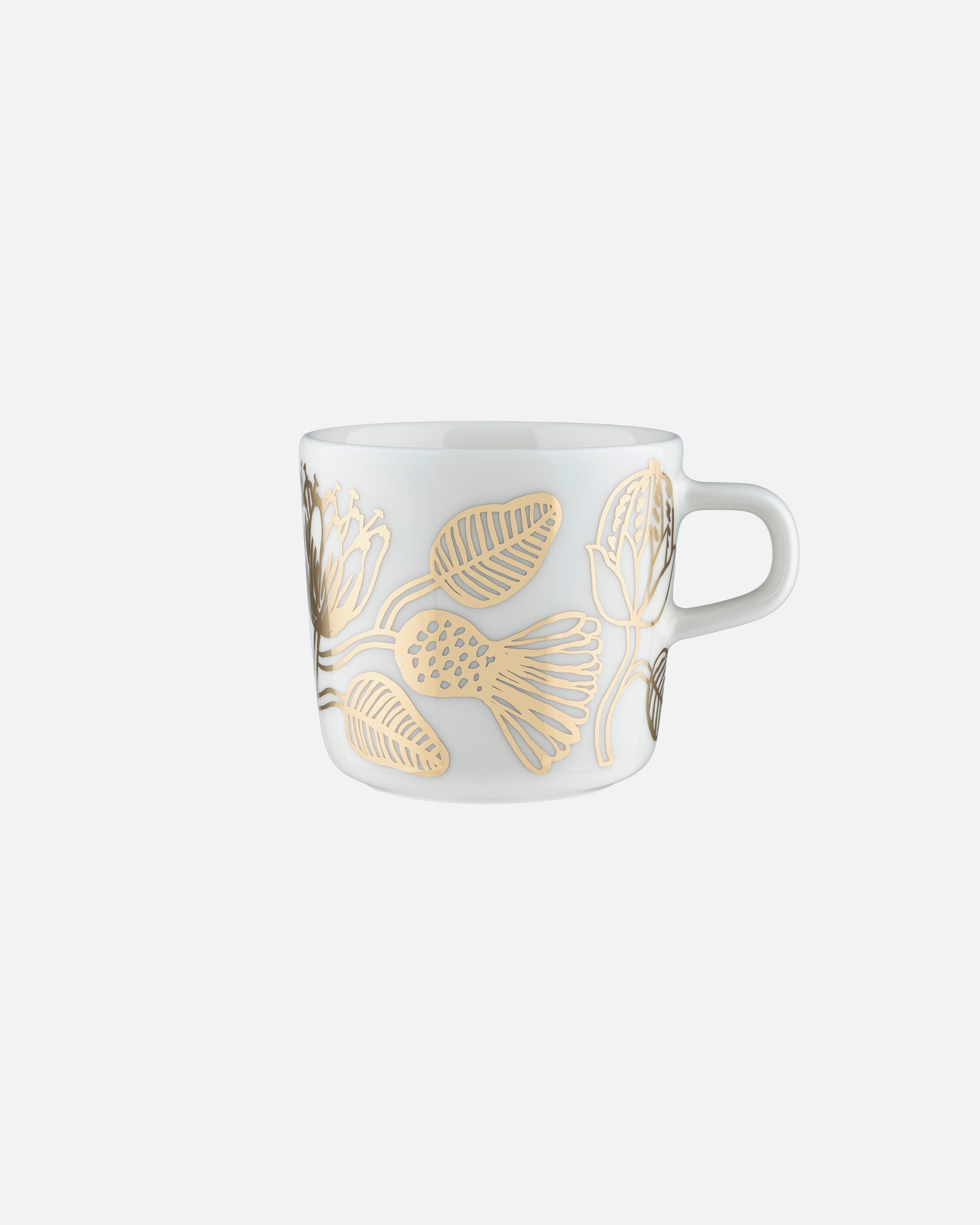 Oiva / Tiara, Coffee cup, white, gold,
