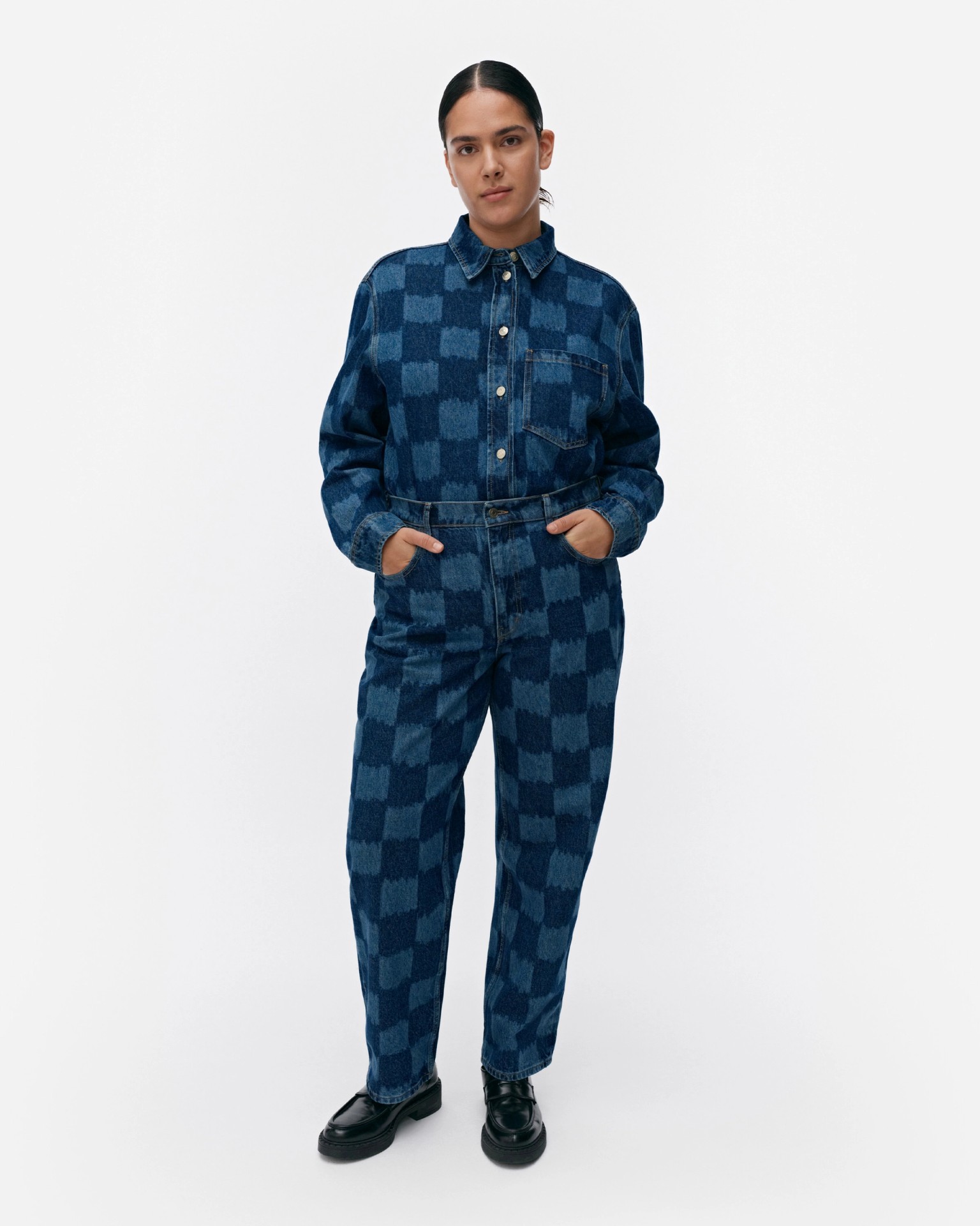 Maridenim Barrel Jäkälä, Jeans (long), mid indigo,