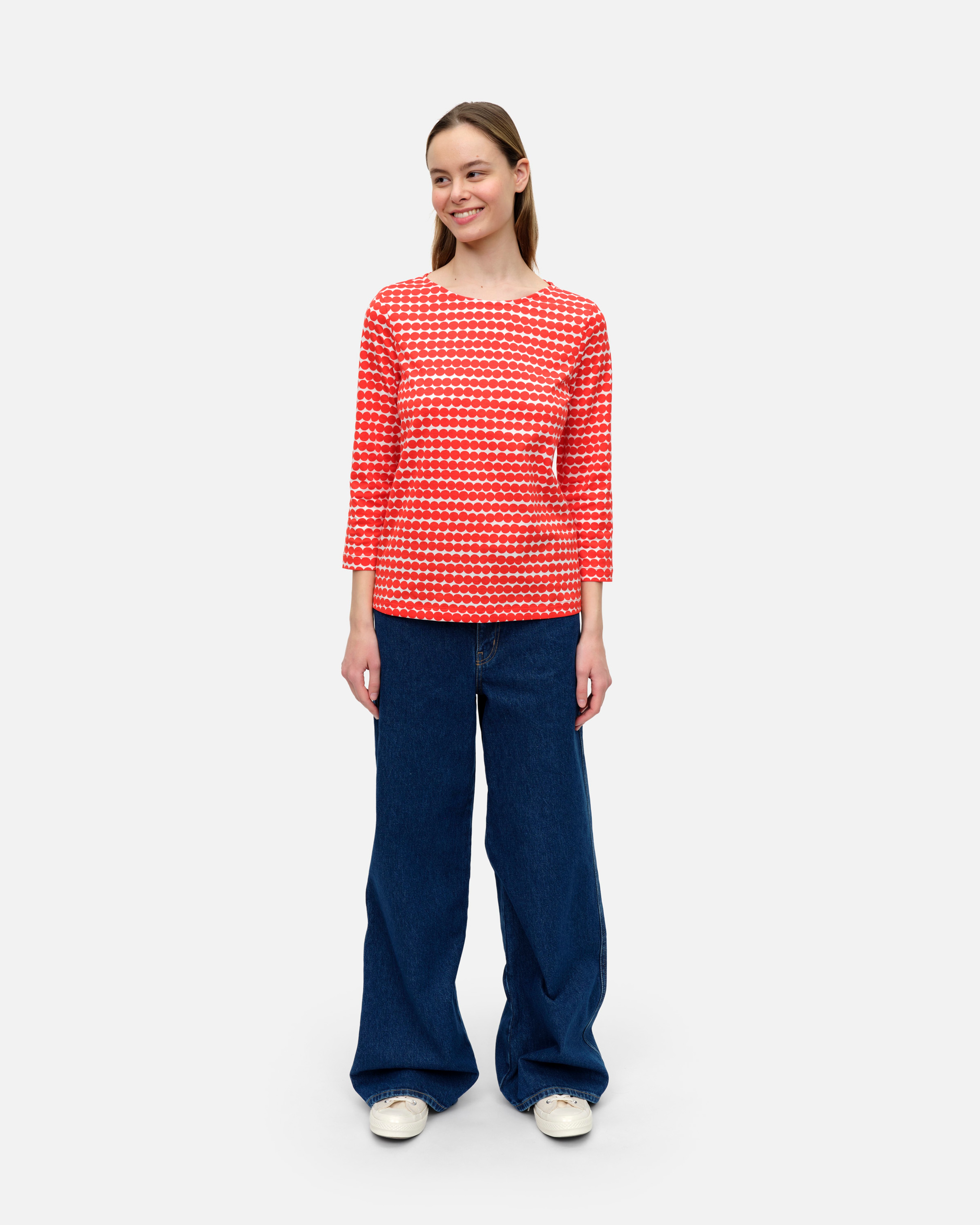 Tiila Räsymatto, Jersey shirt, red, off white,