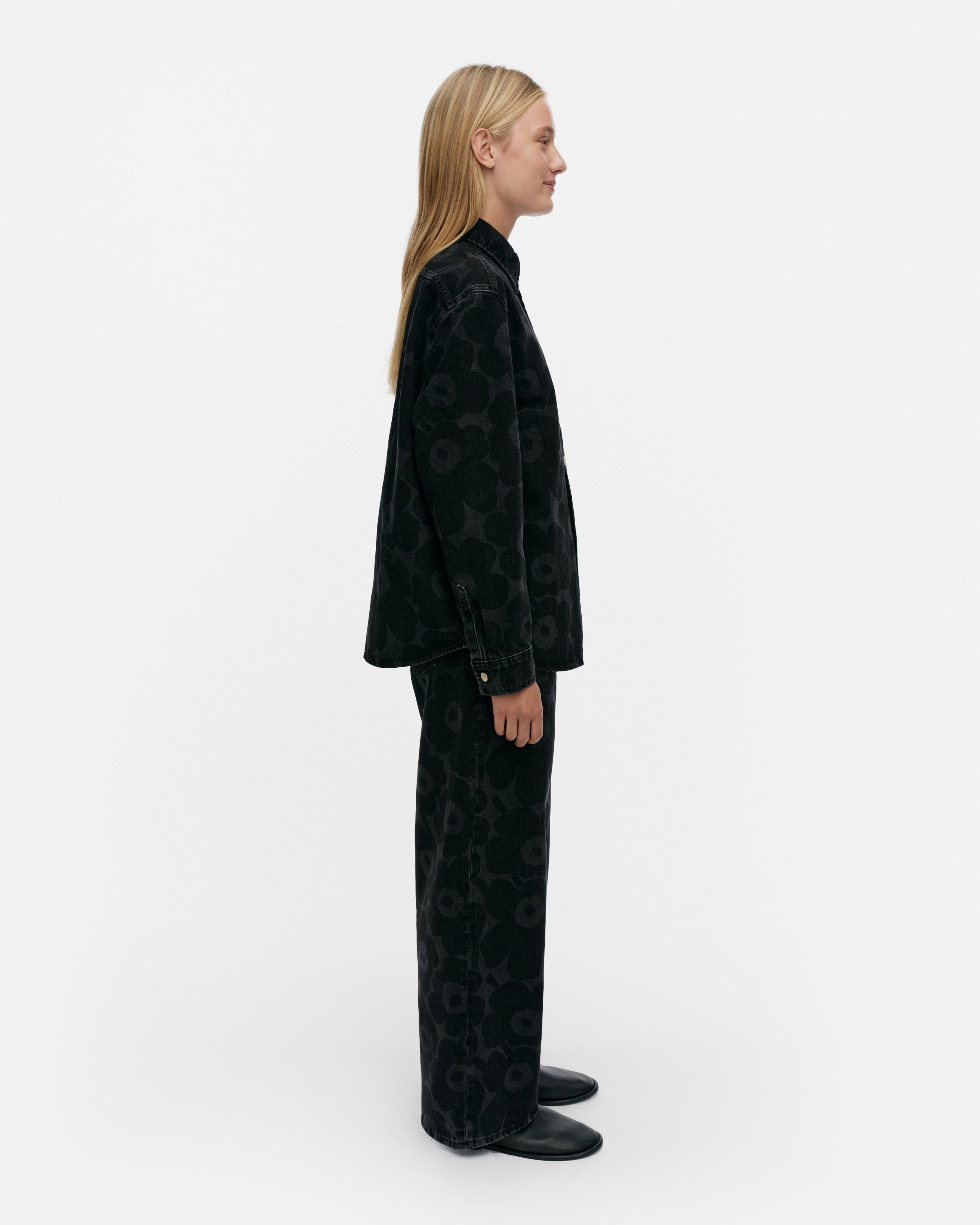 Maridenim Vaihe Unikko, Jean shirt, washed black,