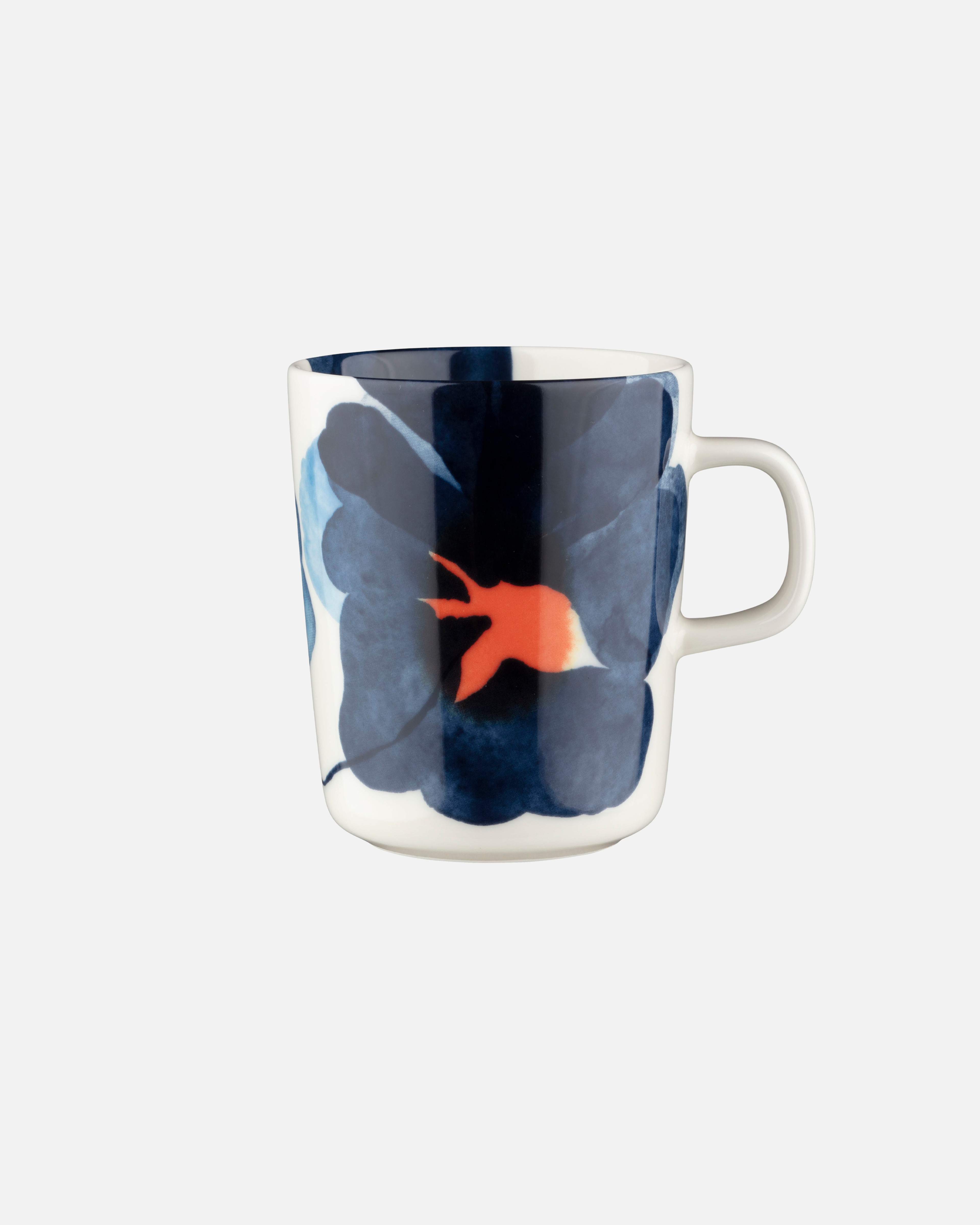 Oiva / Valssi, Mug 2,5 dl, white, blue, orange,