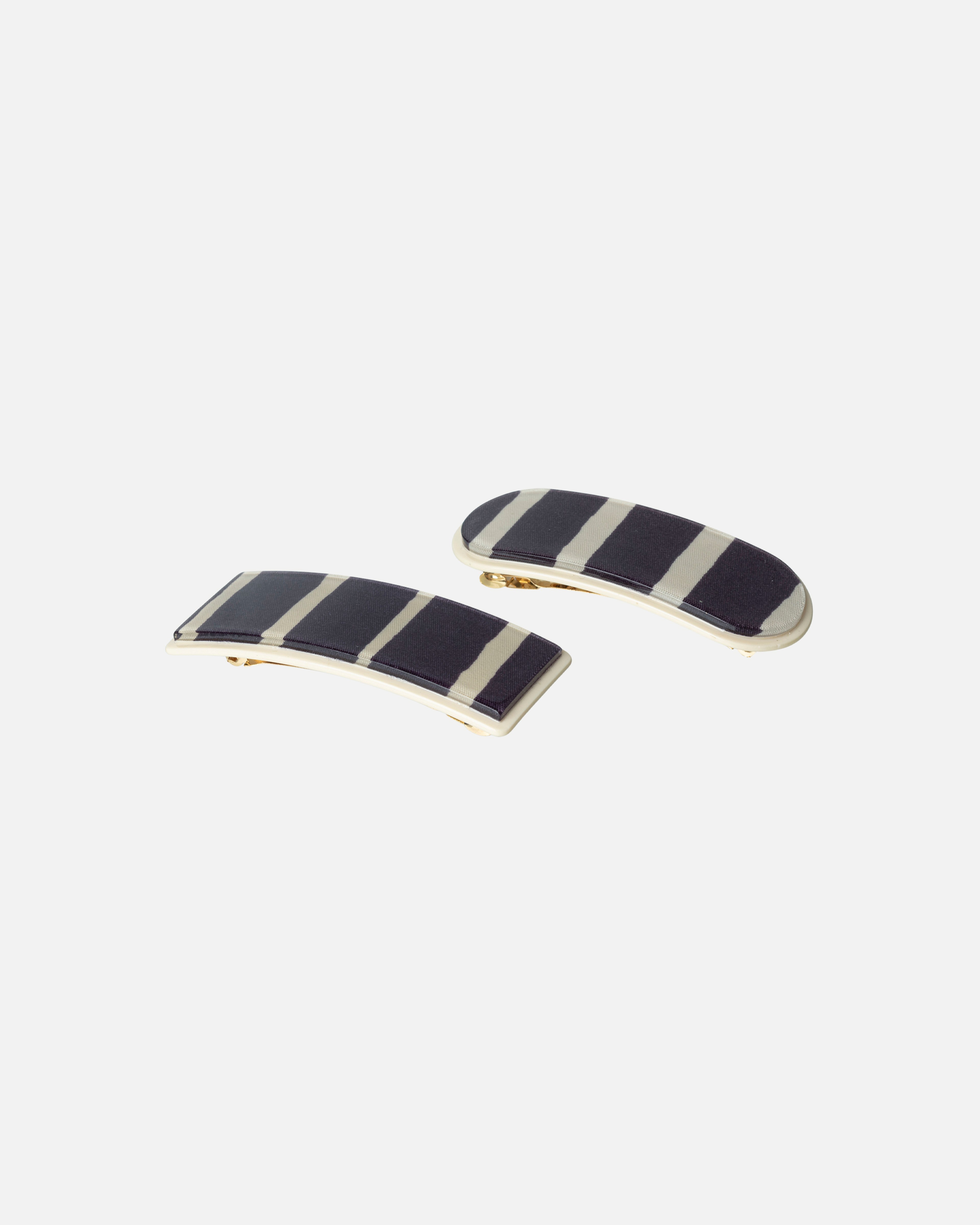 Piccolo Hair Pins Set, Hiusklipsi, tummanruskea, l.valkoinen,